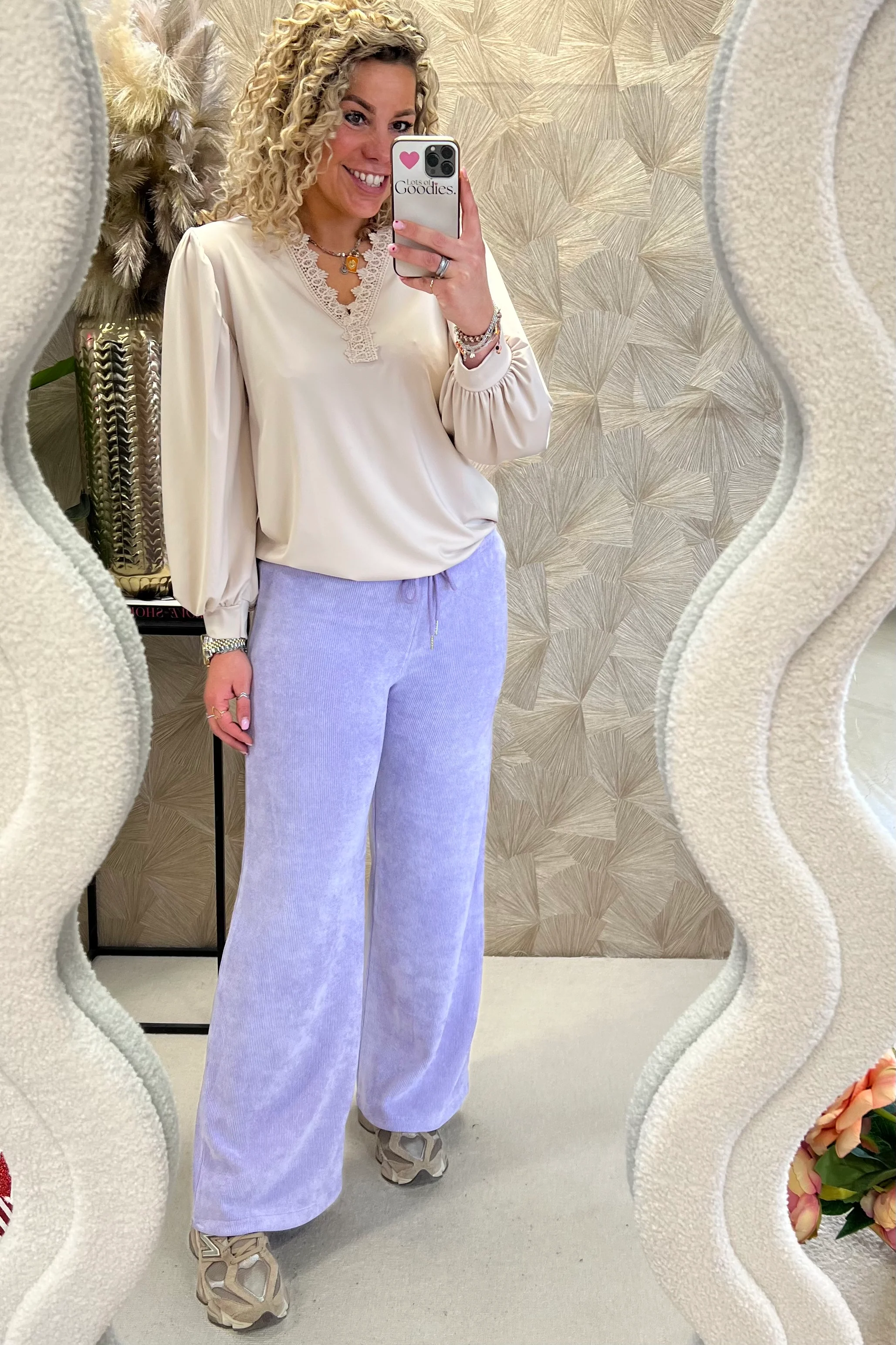Musthave Comfy Rib Pants - Lila