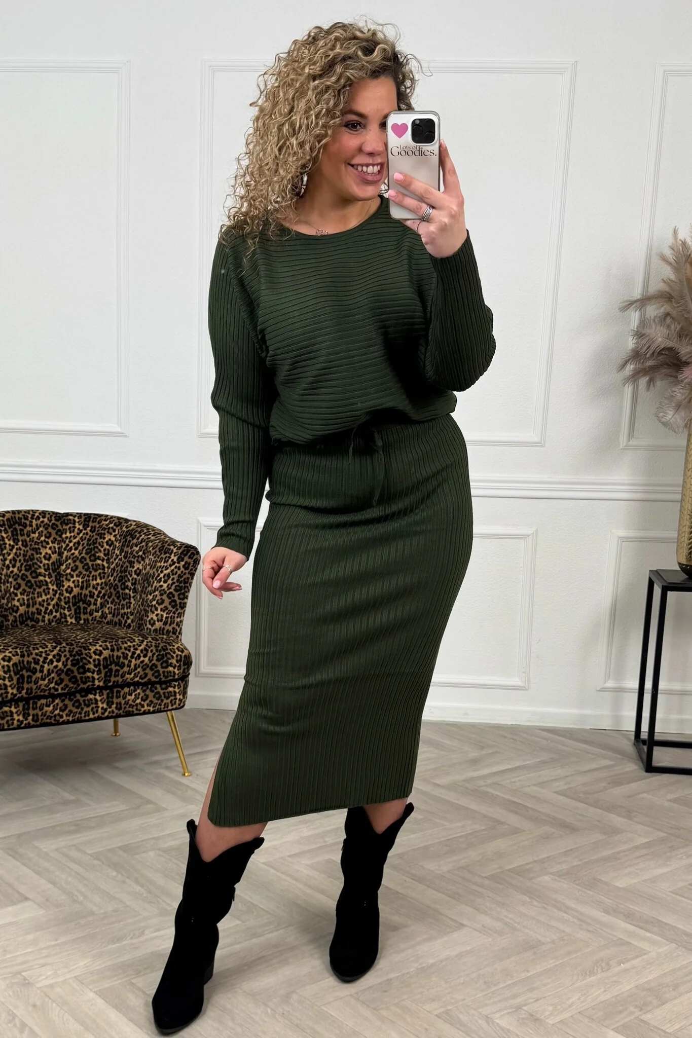 Musthave Rib Comfy Set - Armygreen - Image 3