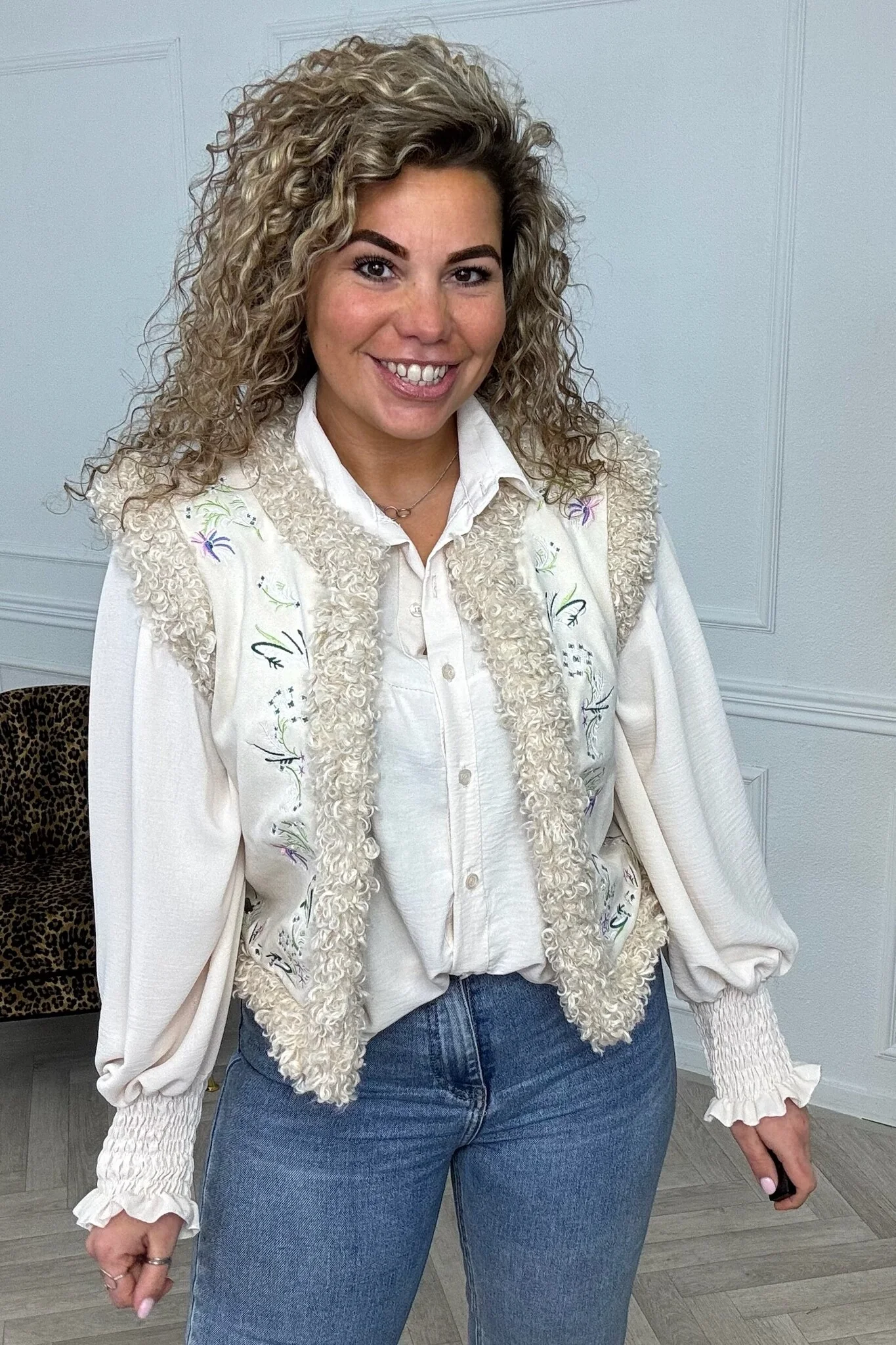 Musthave Spring Gilet - Beige/Nature