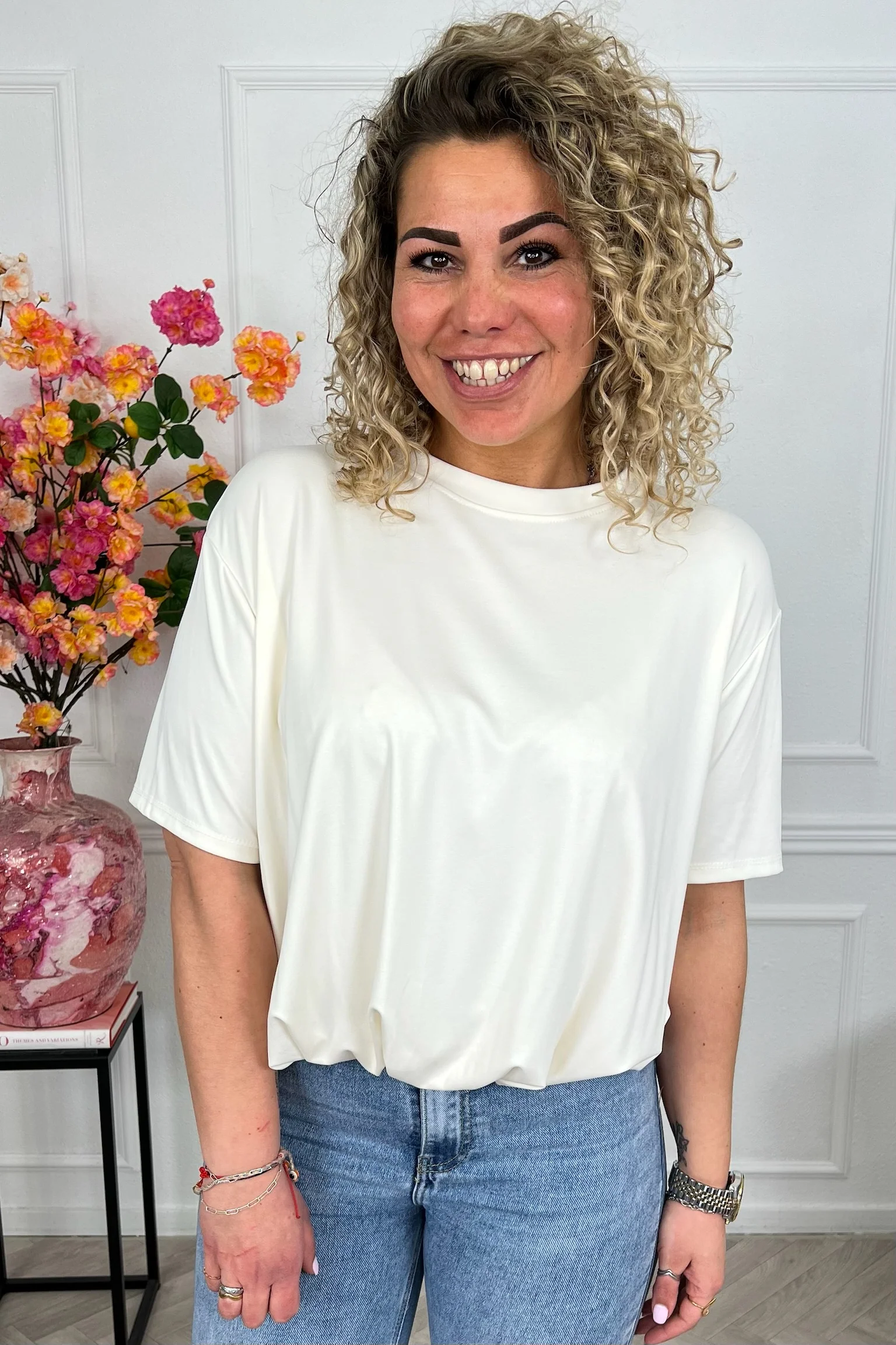 Musthave Spring Scuba Shirt - Beige - Image 3