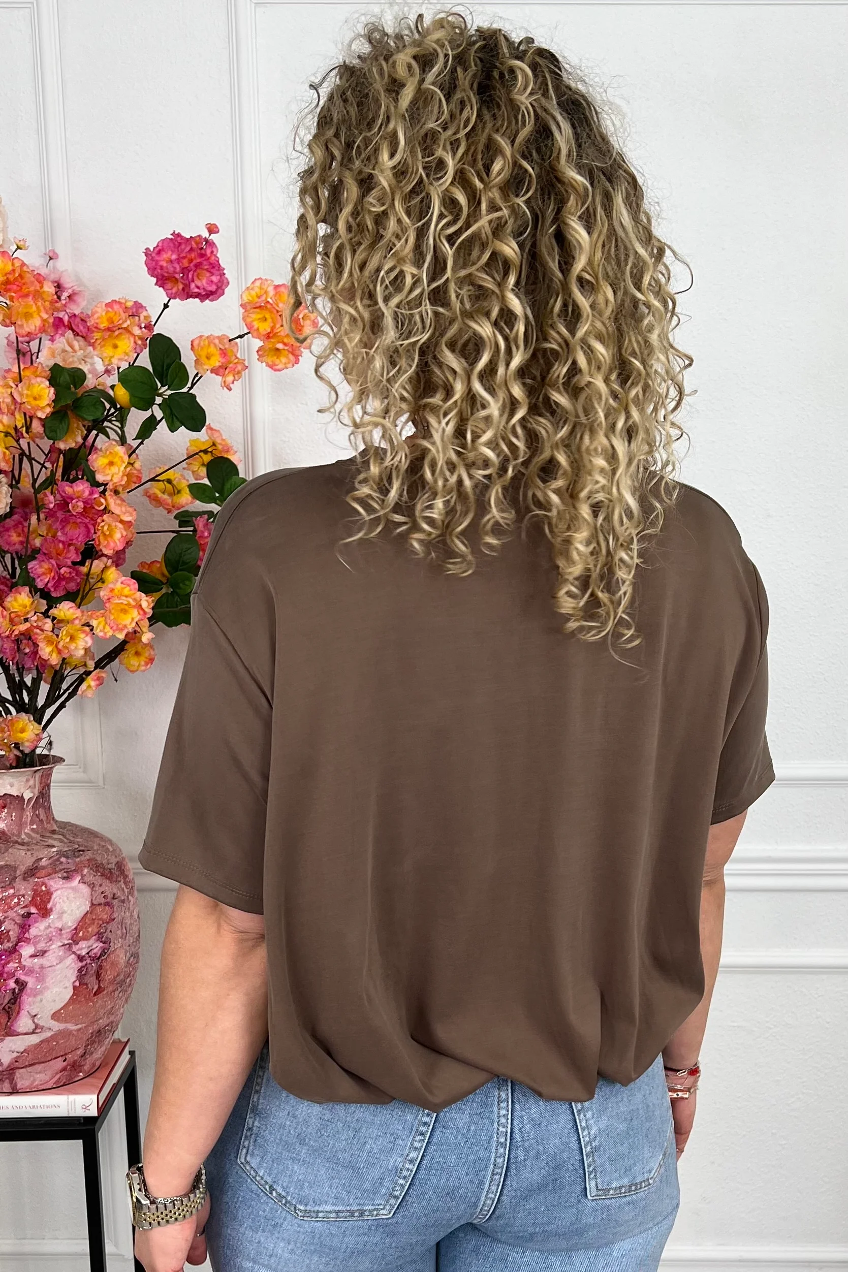 Musthave Spring Scuba Shirt - Brown - Image 6