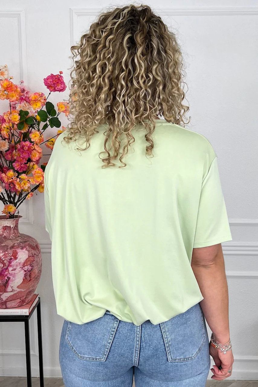 Musthave Spring Scuba Shirt - Light Green - Image 2