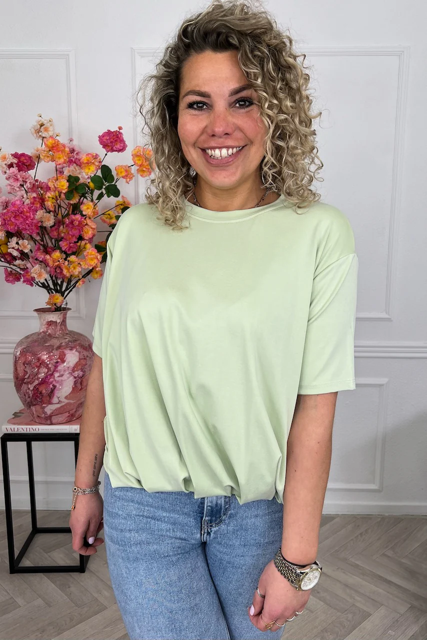 Musthave Spring Scuba Shirt - Light Green - Image 4