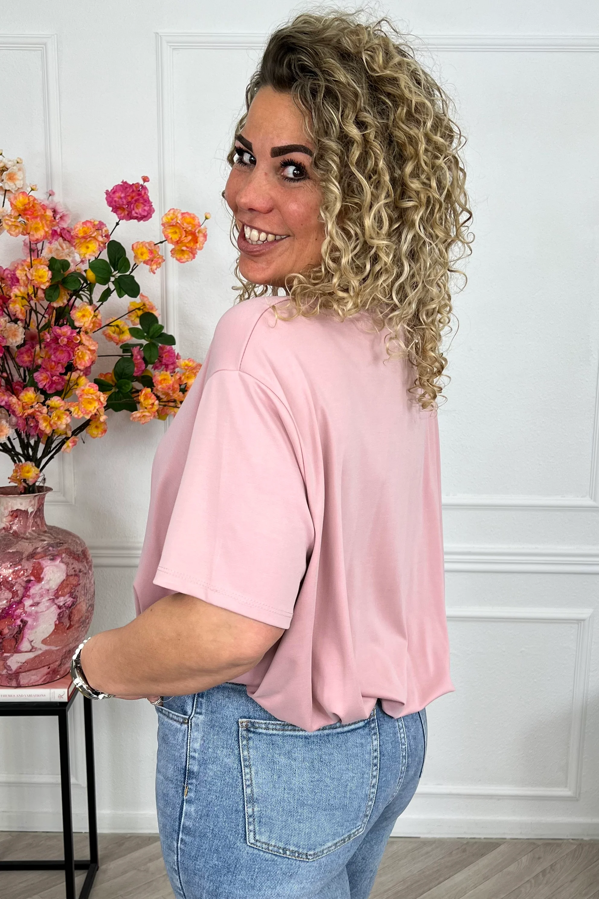 Musthave Spring Scuba Shirt - Old Pink - Image 4