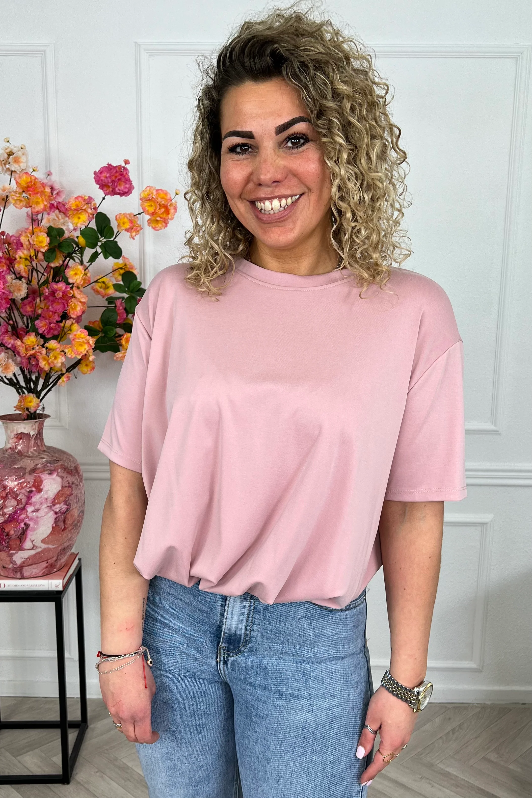 Musthave Spring Scuba Shirt - Old Pink - Image 5