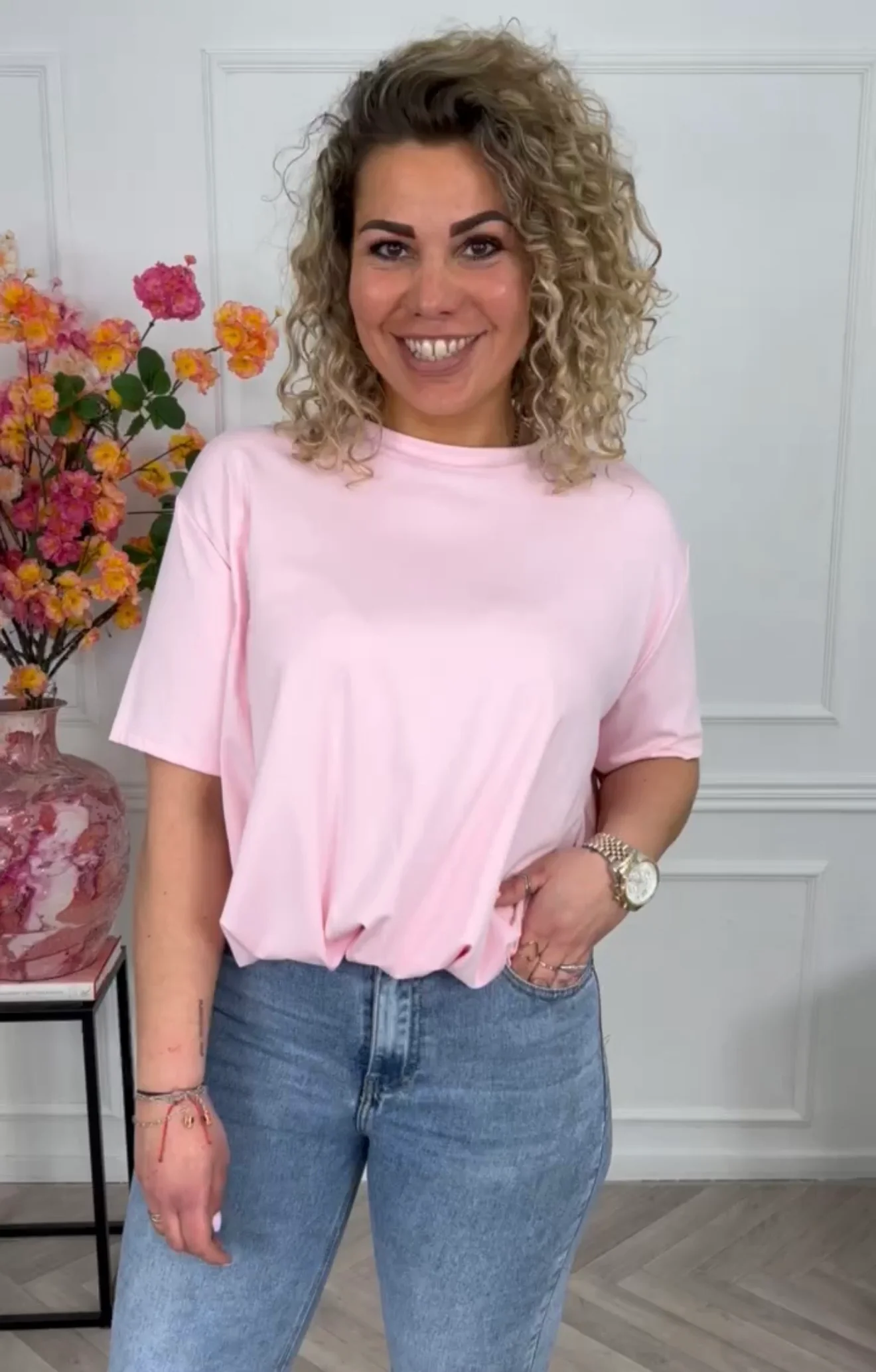 Musthave Spring Scuba Shirt - Pink