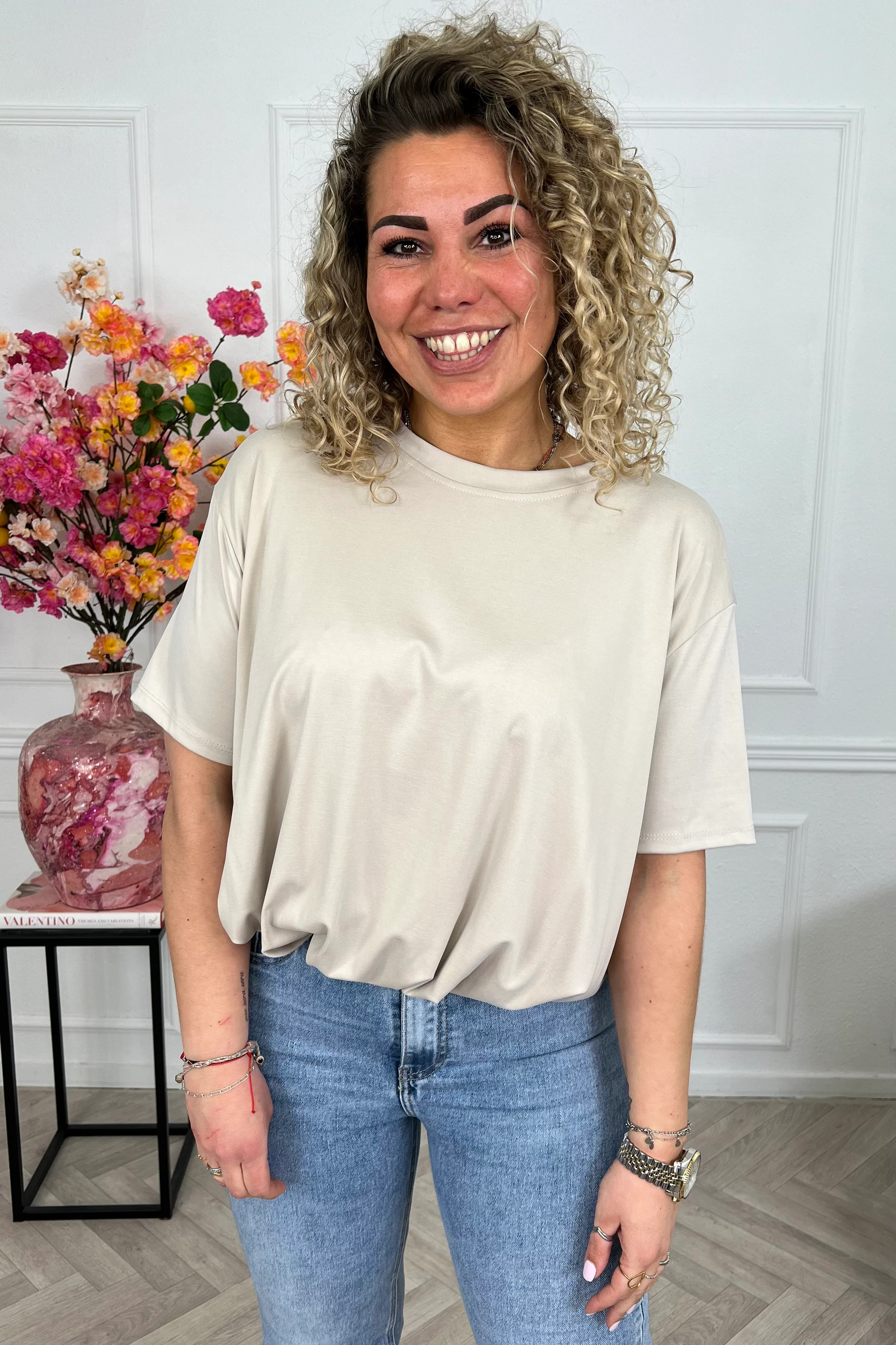 Musthave Spring Scuba Shirt - Taupe - Image 7