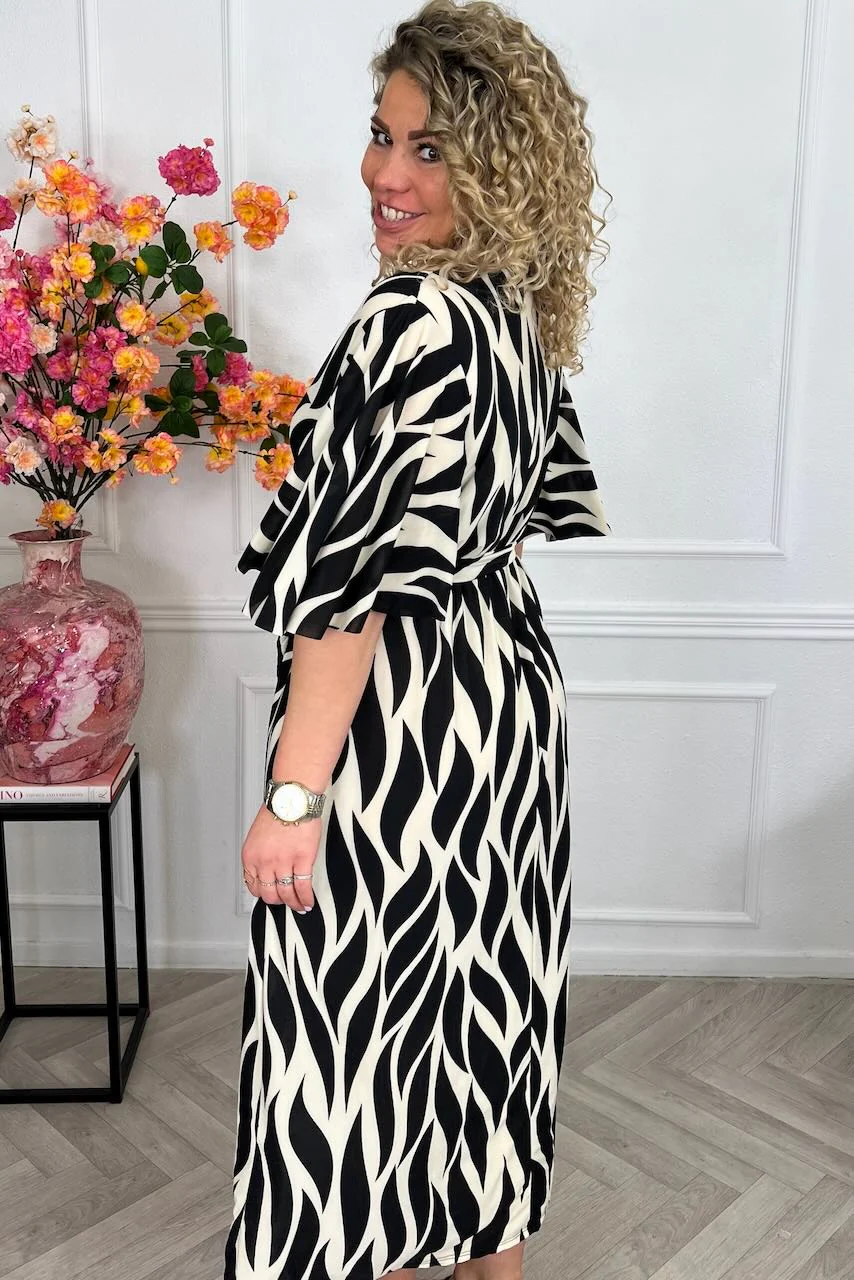 Musthave Stacey Maxi Dress - Beige/Black - Image 2