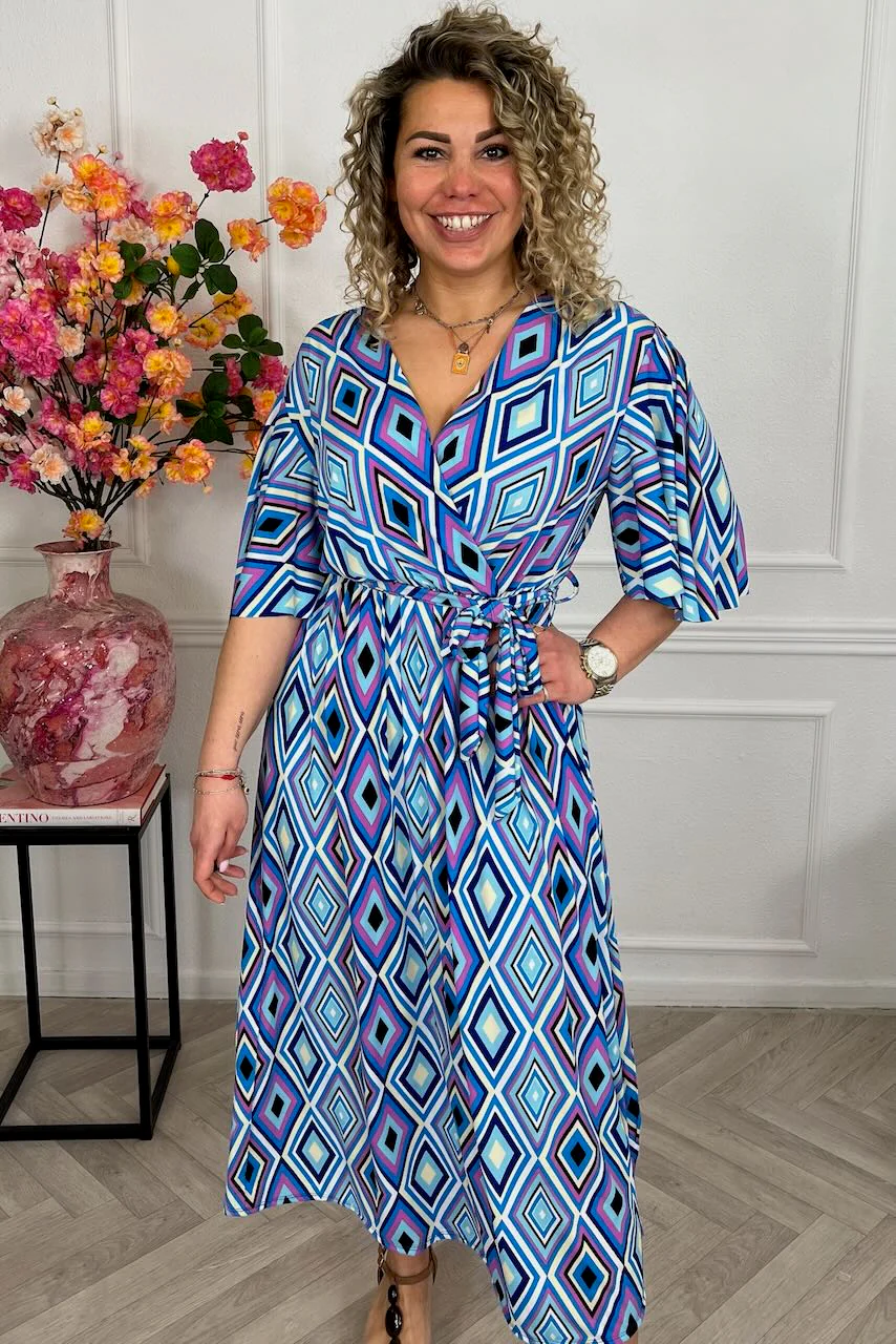 Musthave Stacey Maxi Dress - Light Blue/Blue
