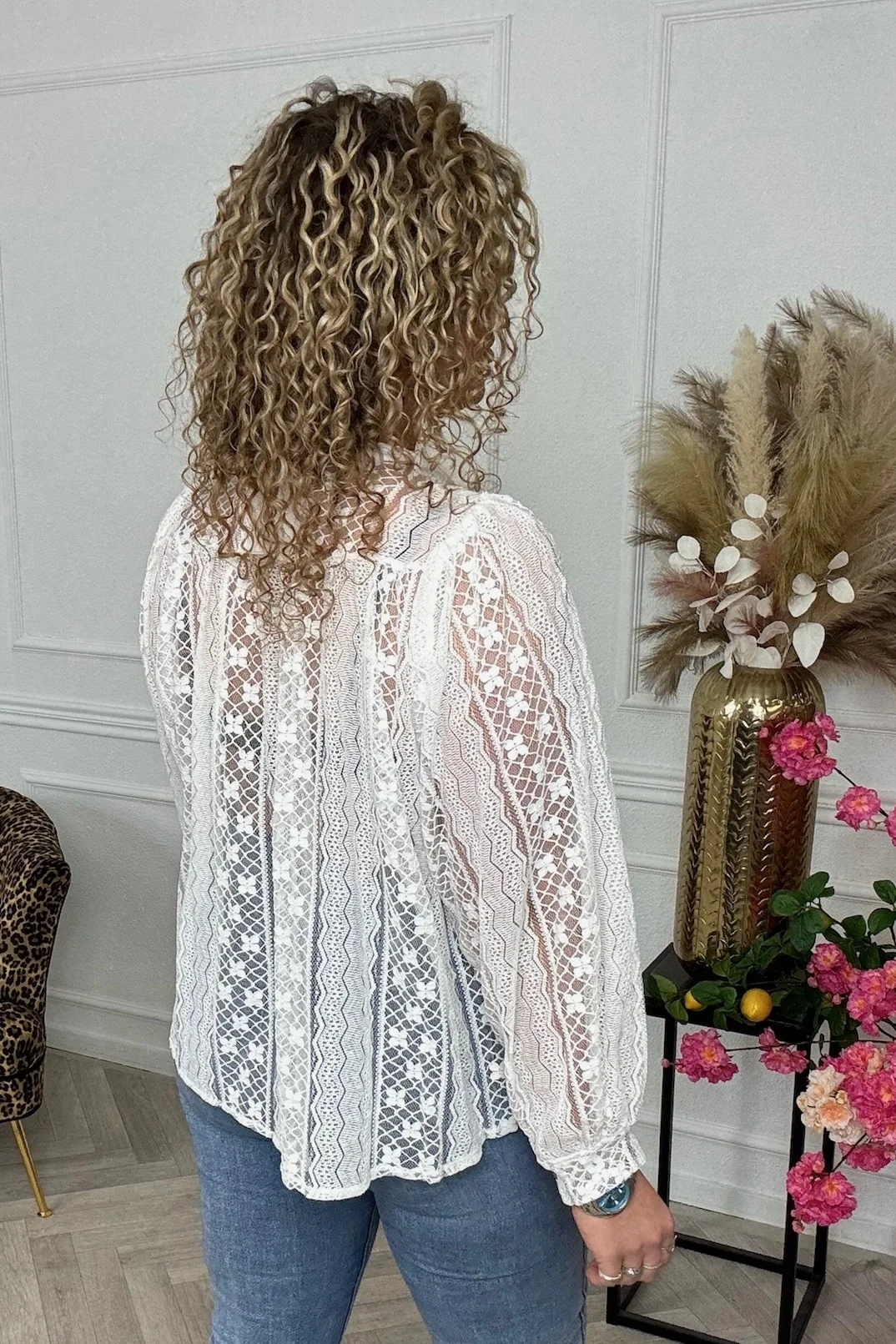 Musthave Summer Lace Blouse - White - Image 2