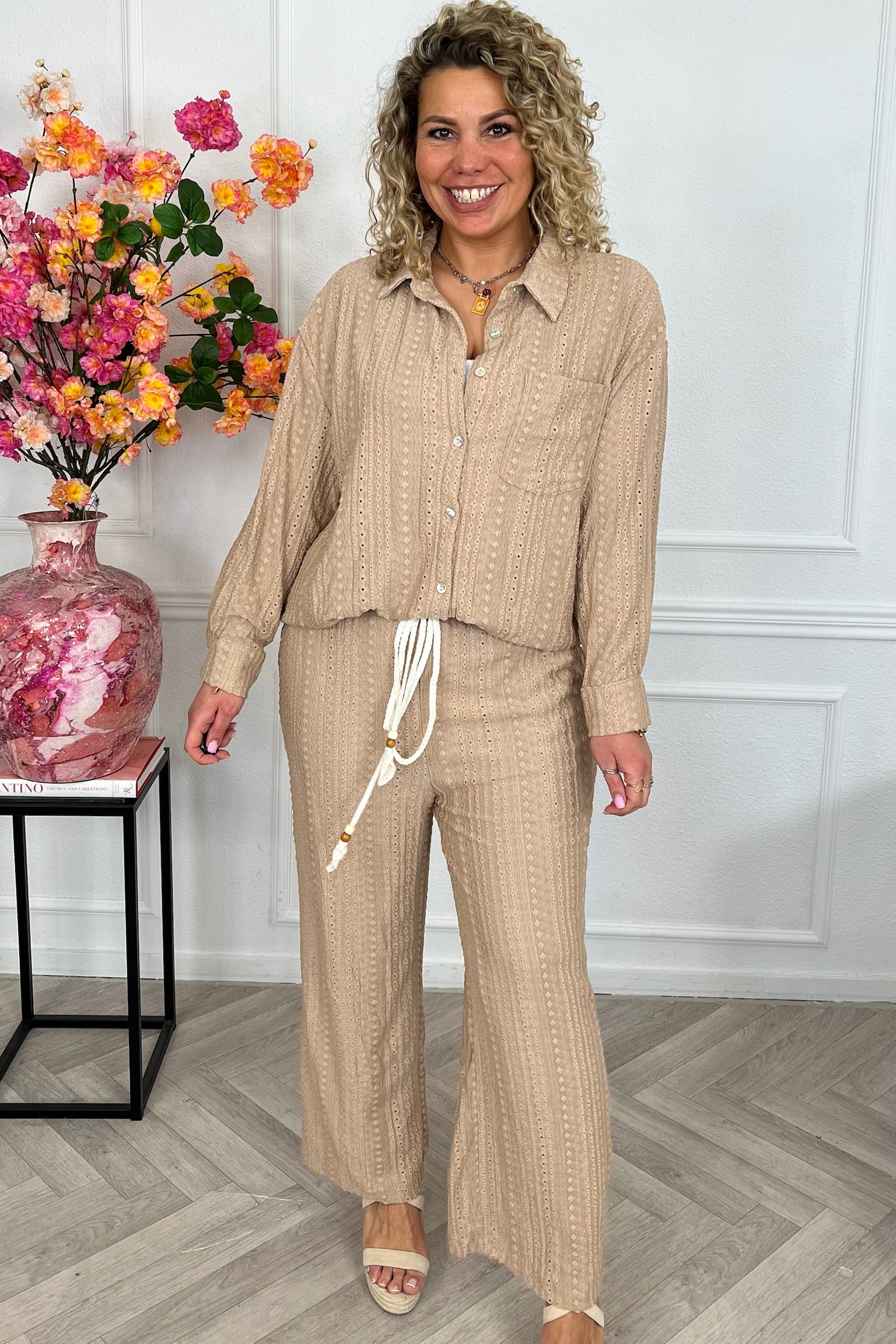 Musthave Textured Lounge Set - Camel