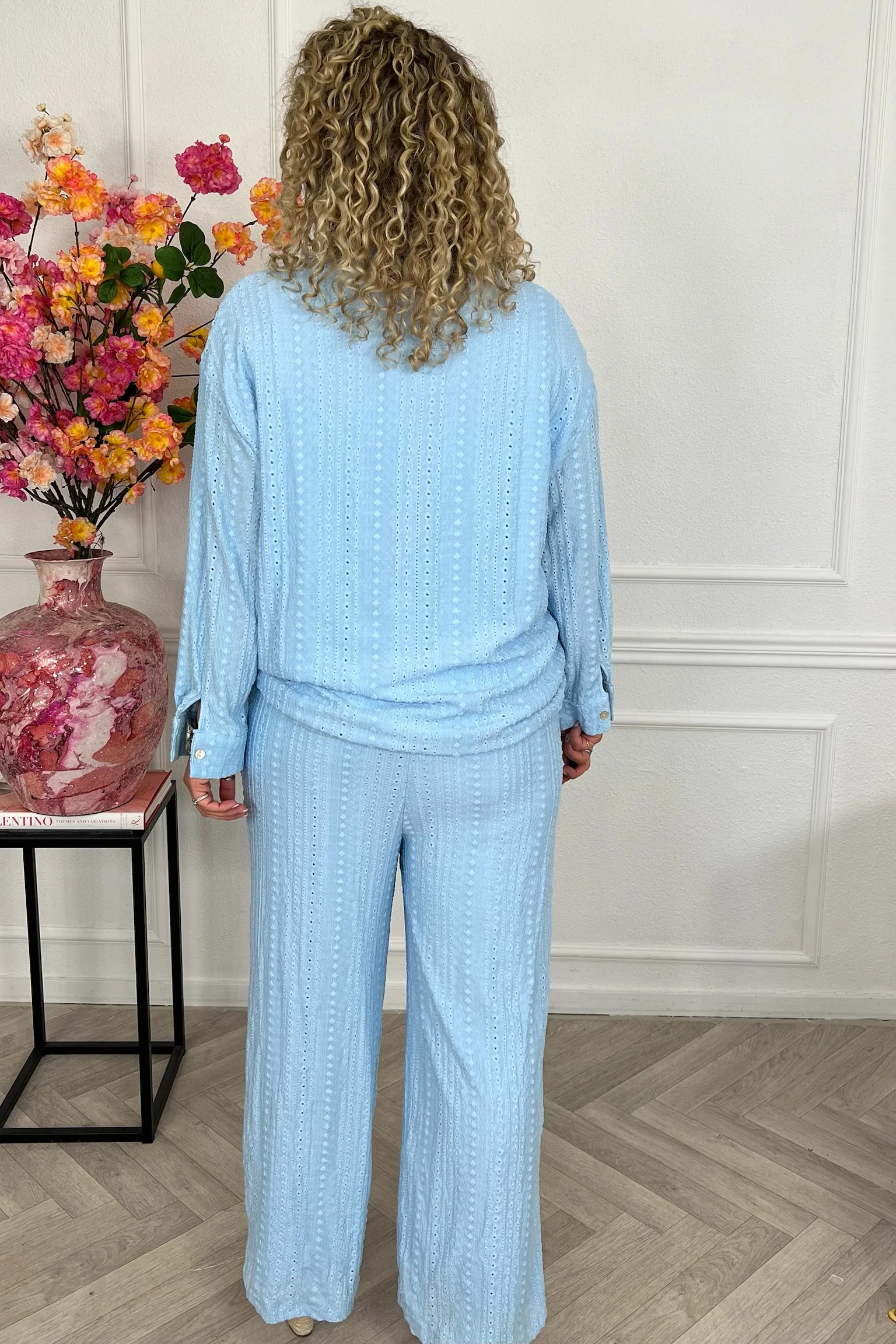 Musthave Textured Lounge Set - Light Blue - Image 3