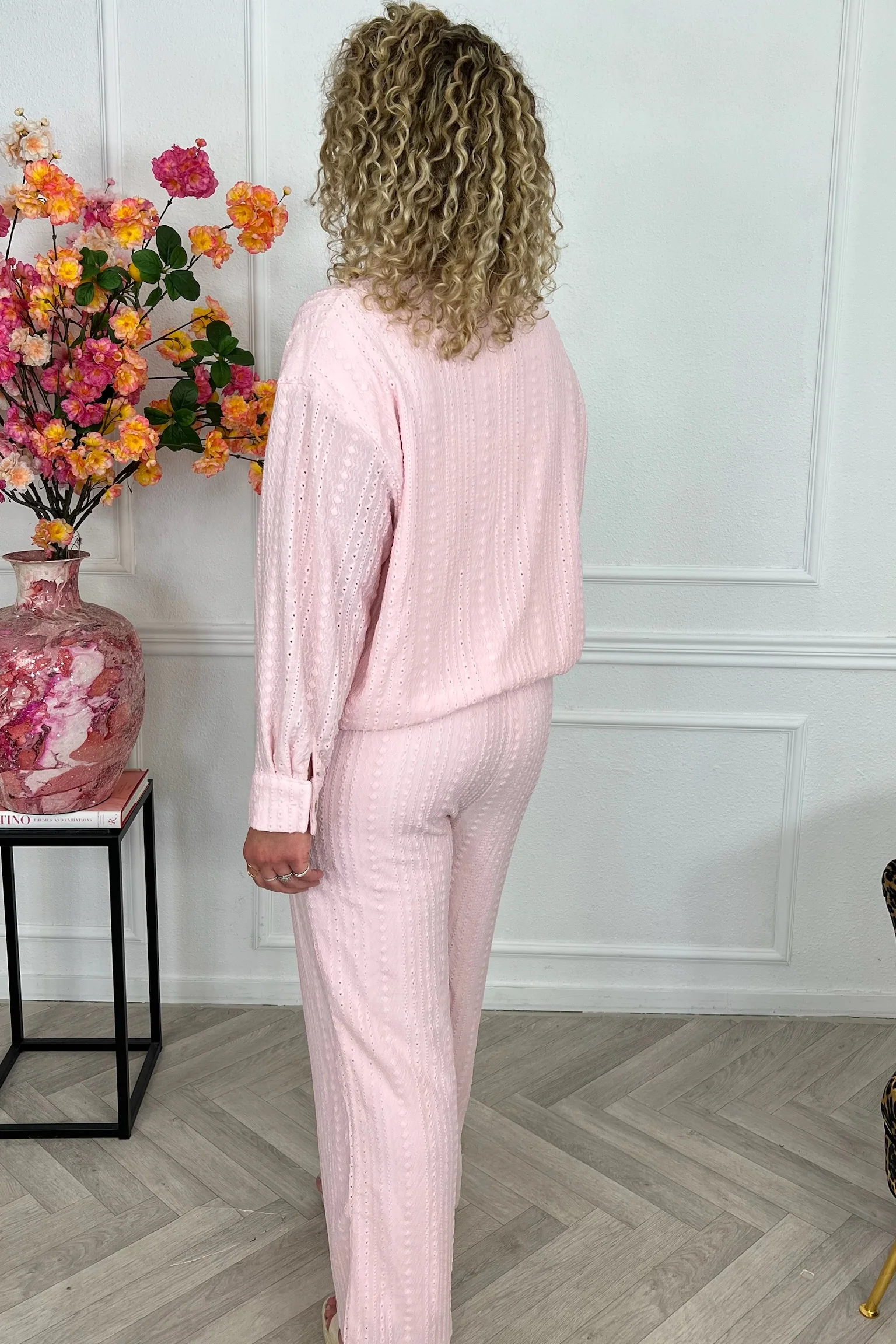 Musthave Textured Lounge Set - Light pink - Image 6