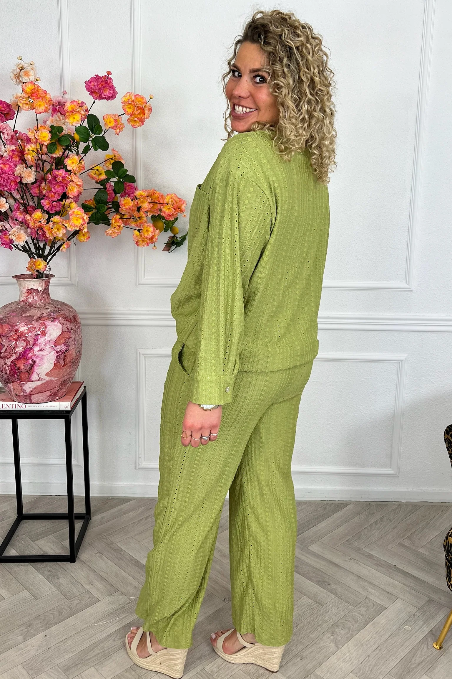 Musthave Textured Lounge Set - Pistache - Image 3