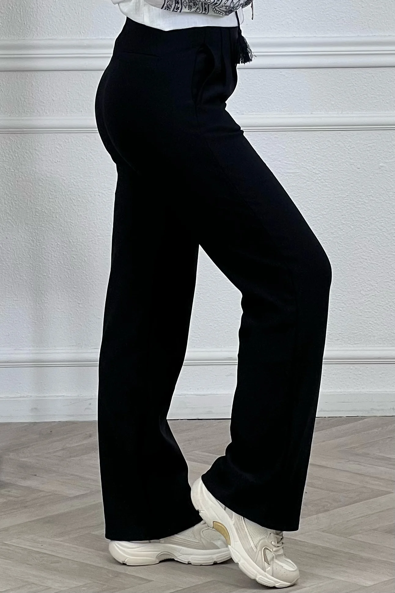 Nikki Straight Leg Pants - Navy - Image 2