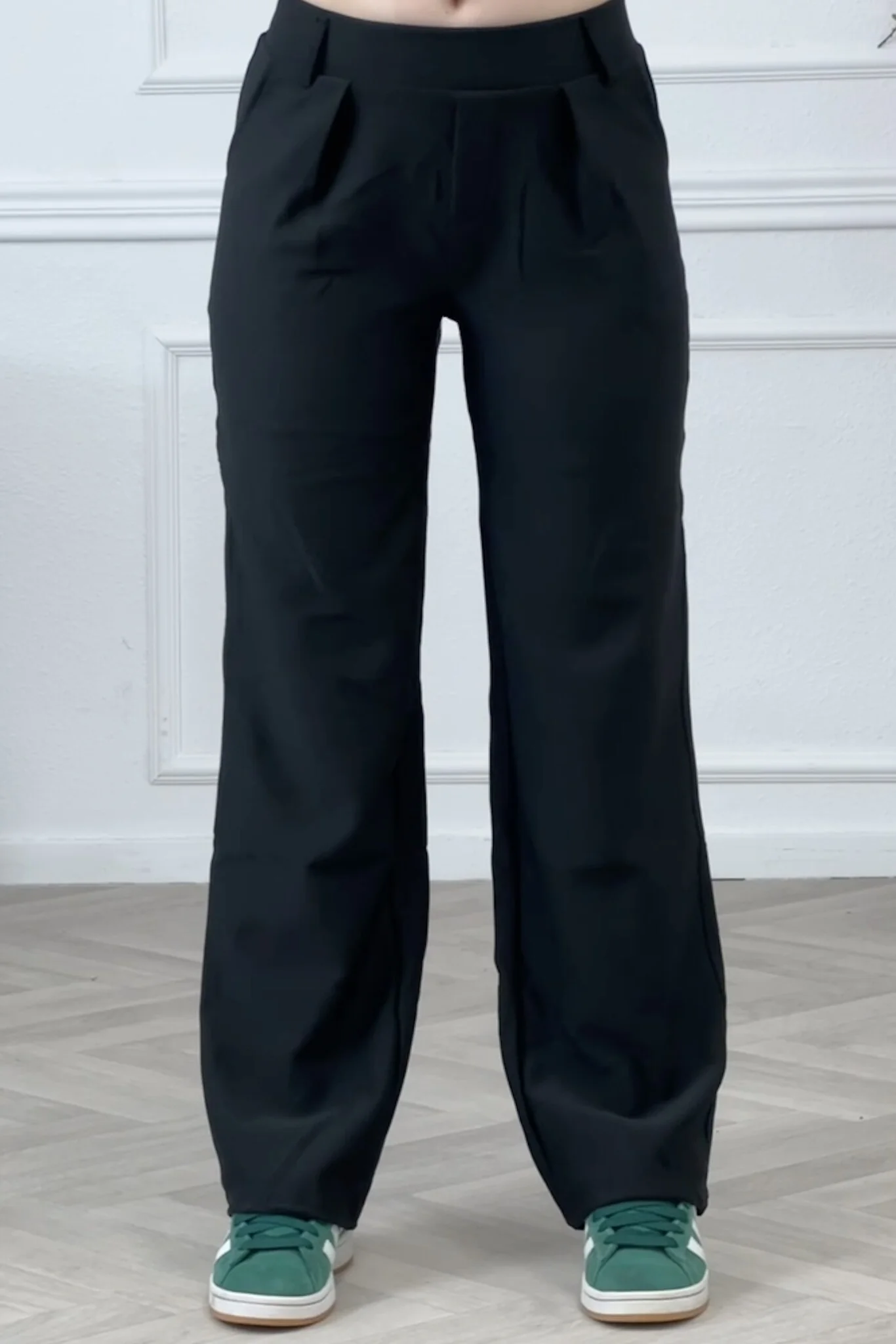 Nikki Wide Leg Pants - Black