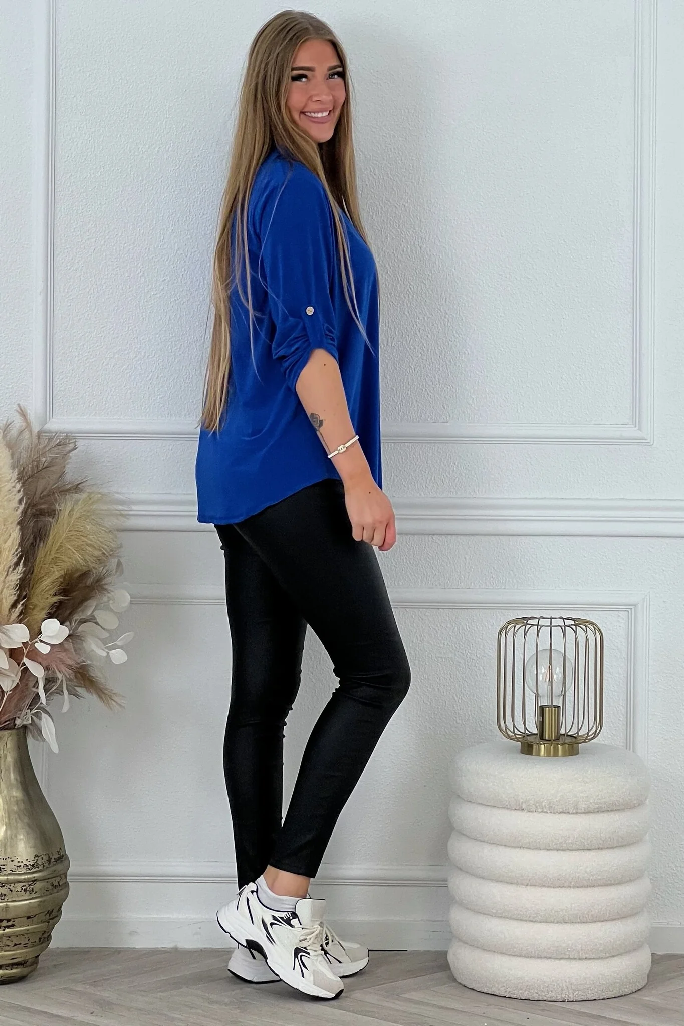 Perfect Basic Blouse - Kobalt - Image 4