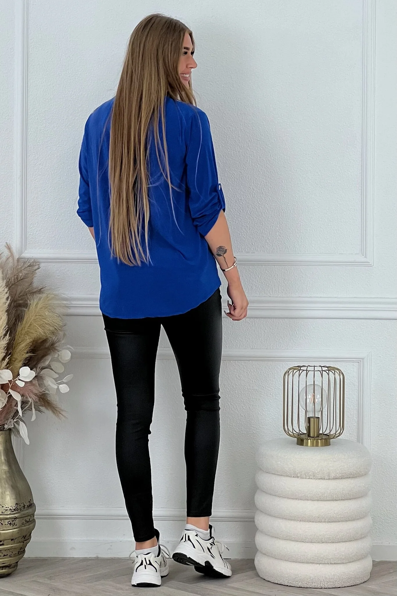 Perfect Basic Blouse - Kobalt - Image 5