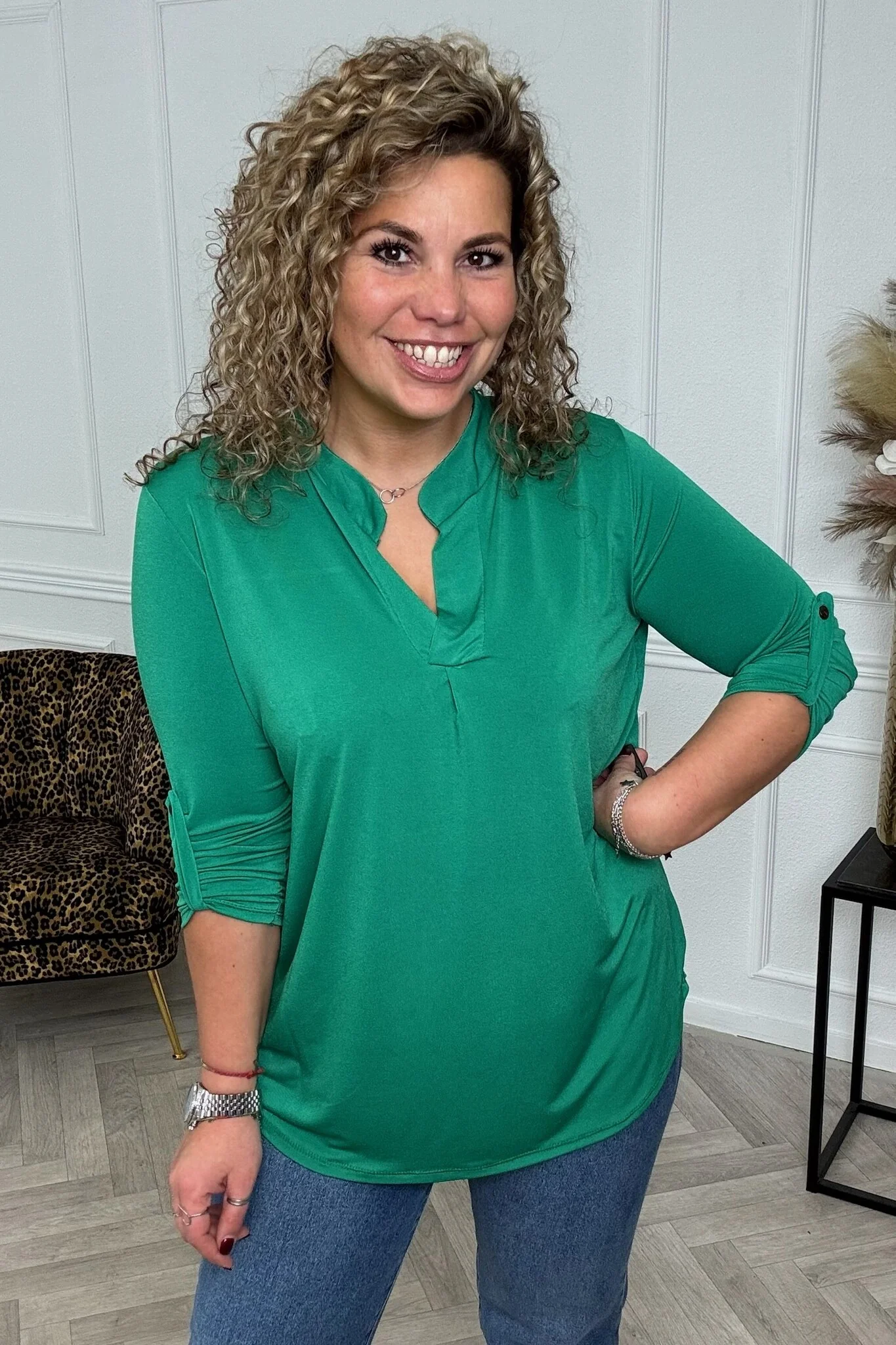 Perfect Basic Blouse - Green
