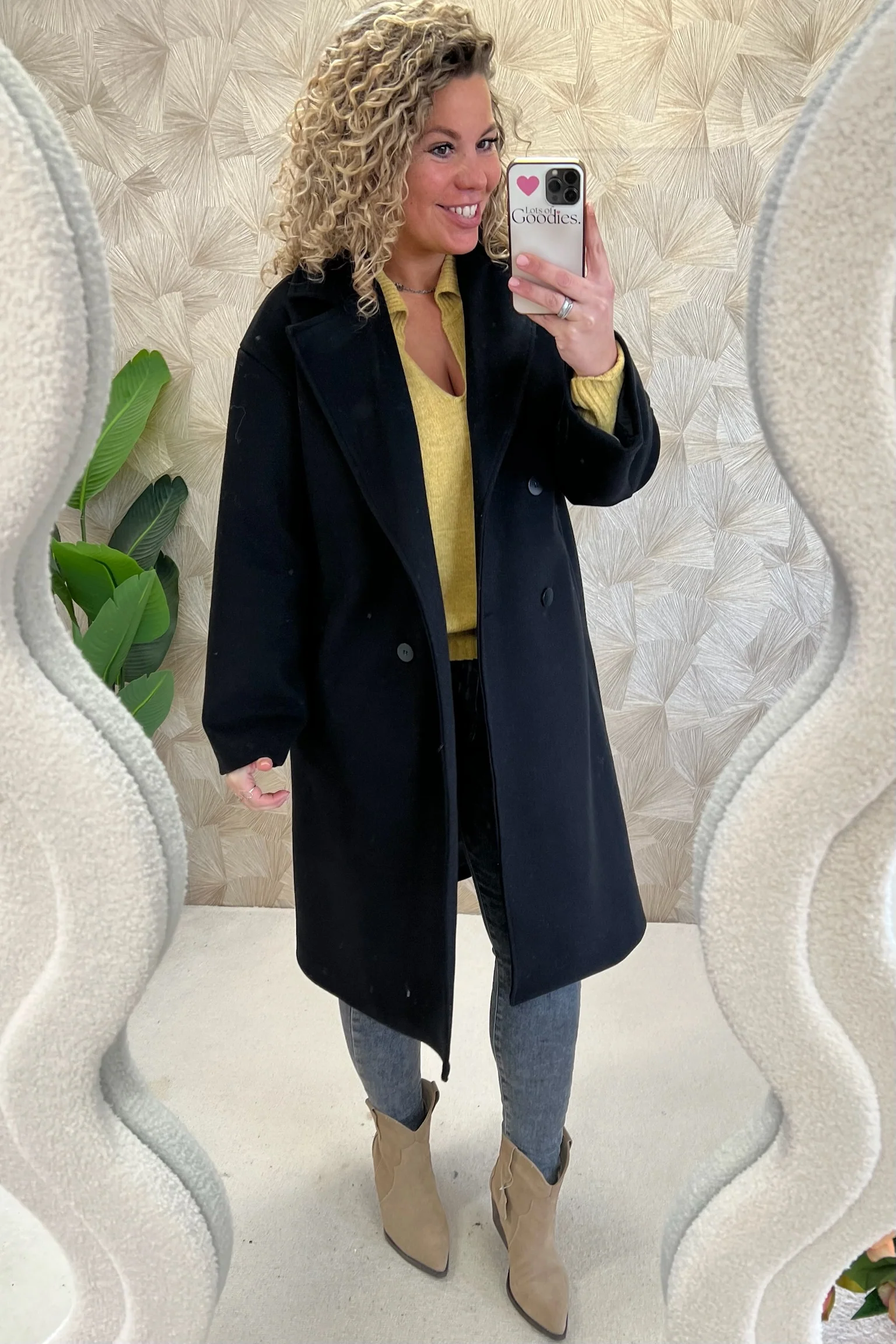 Perfect Basic Coat - Black - Image 3
