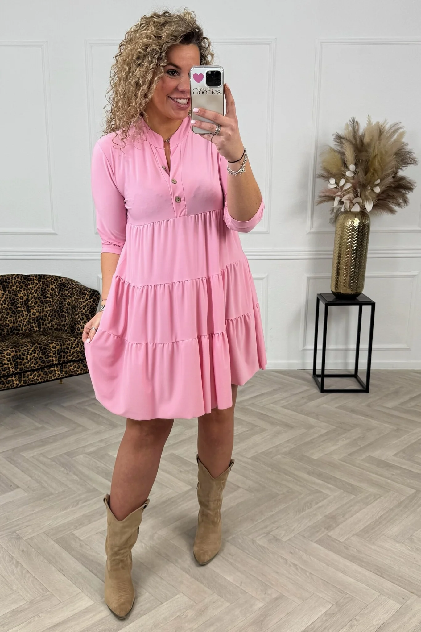 Perfect Basic Dress - Pink