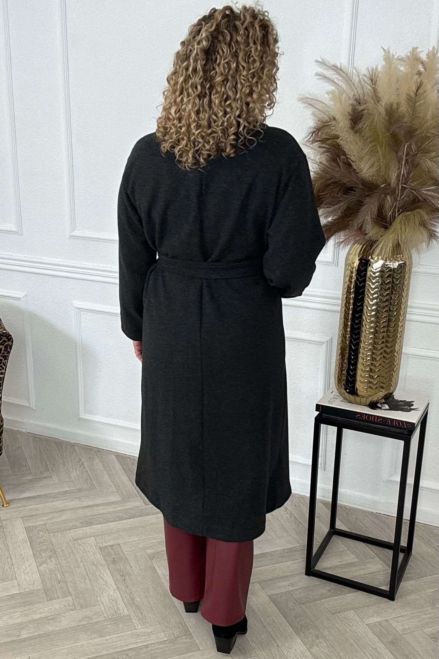 Perfect Belt Coat - Black - Image 4