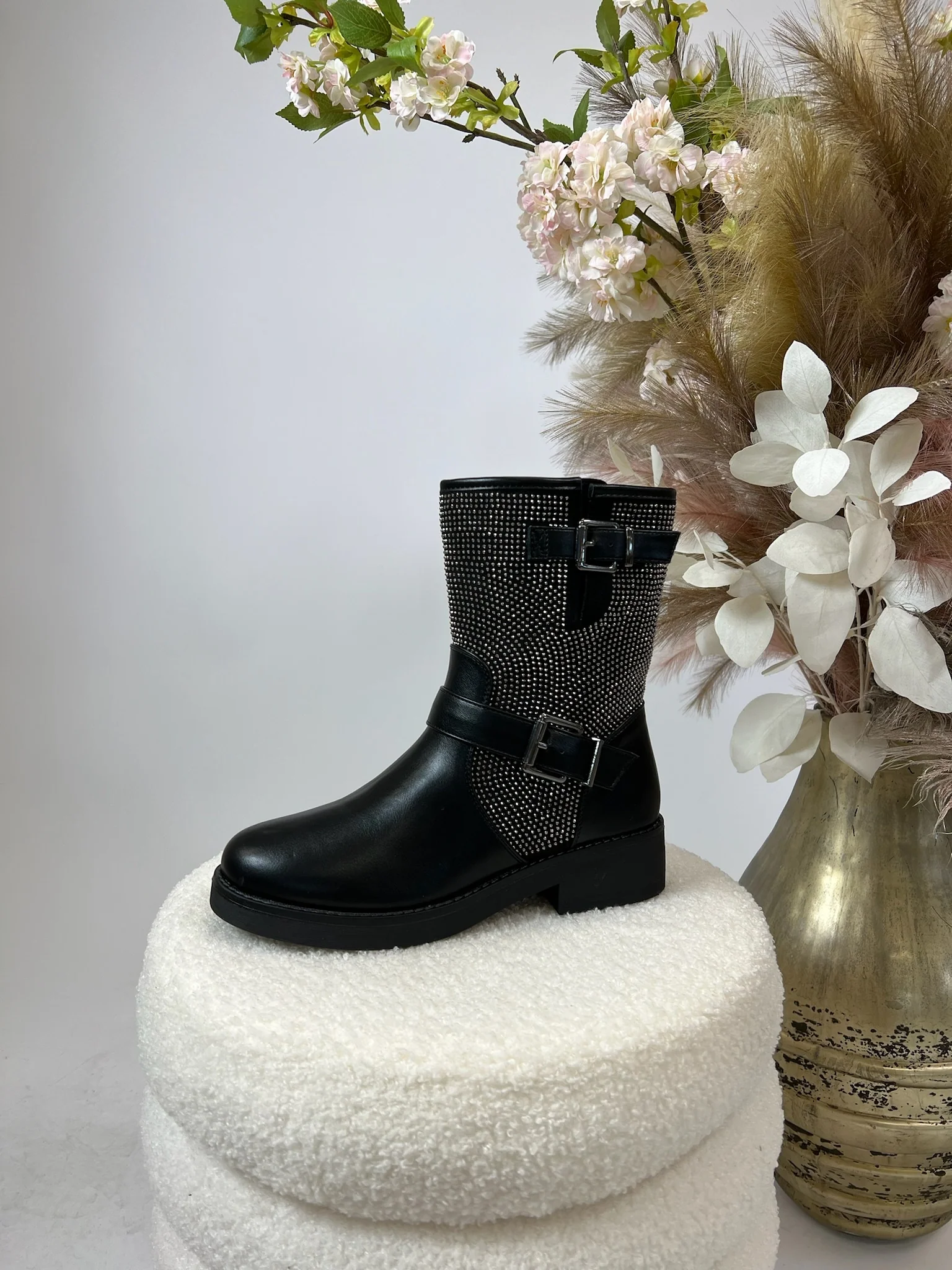 Perfect Brixton Boots - Black/Silver - Image 3