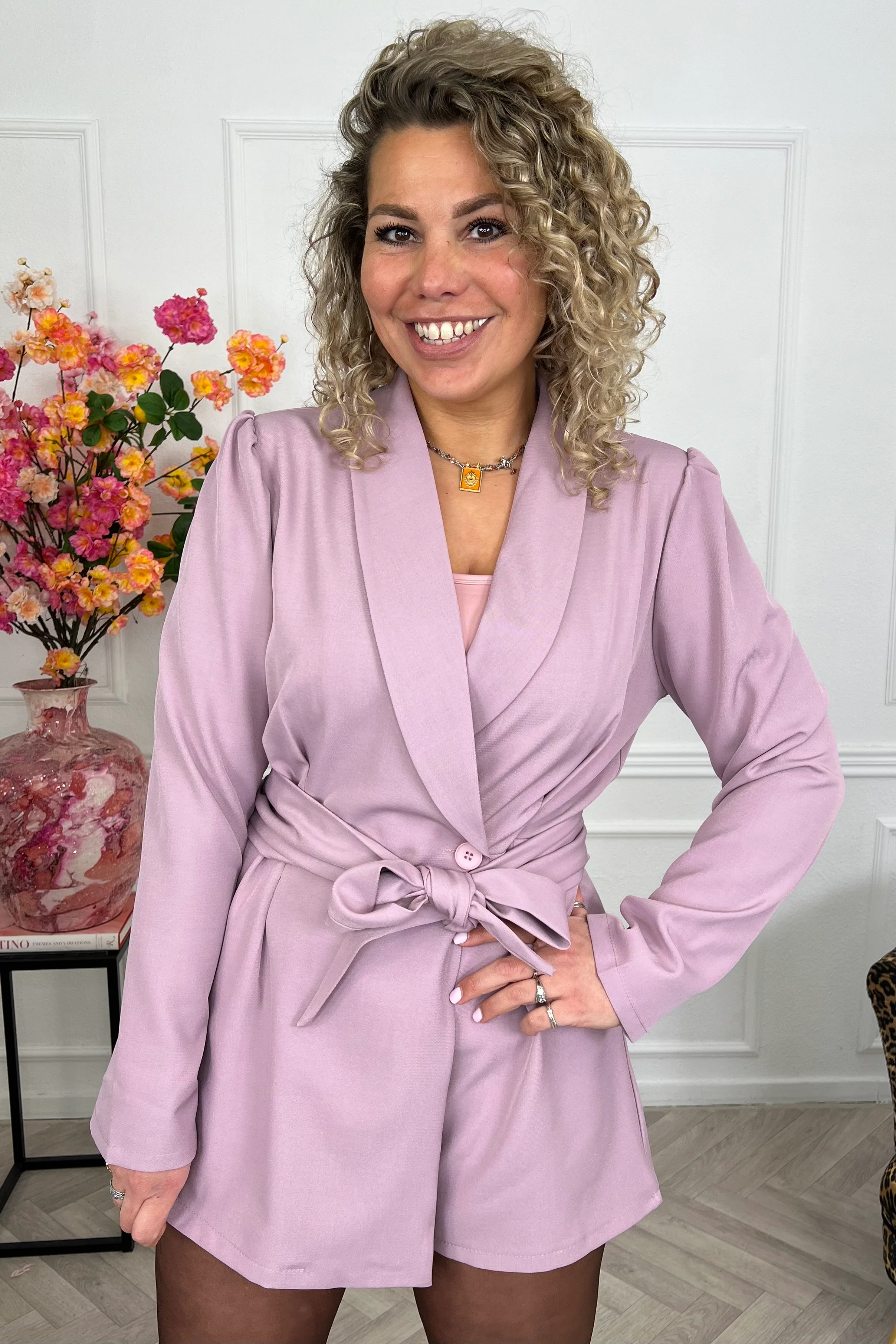Perfect Chelsea Playsuit - Mauve - Image 11