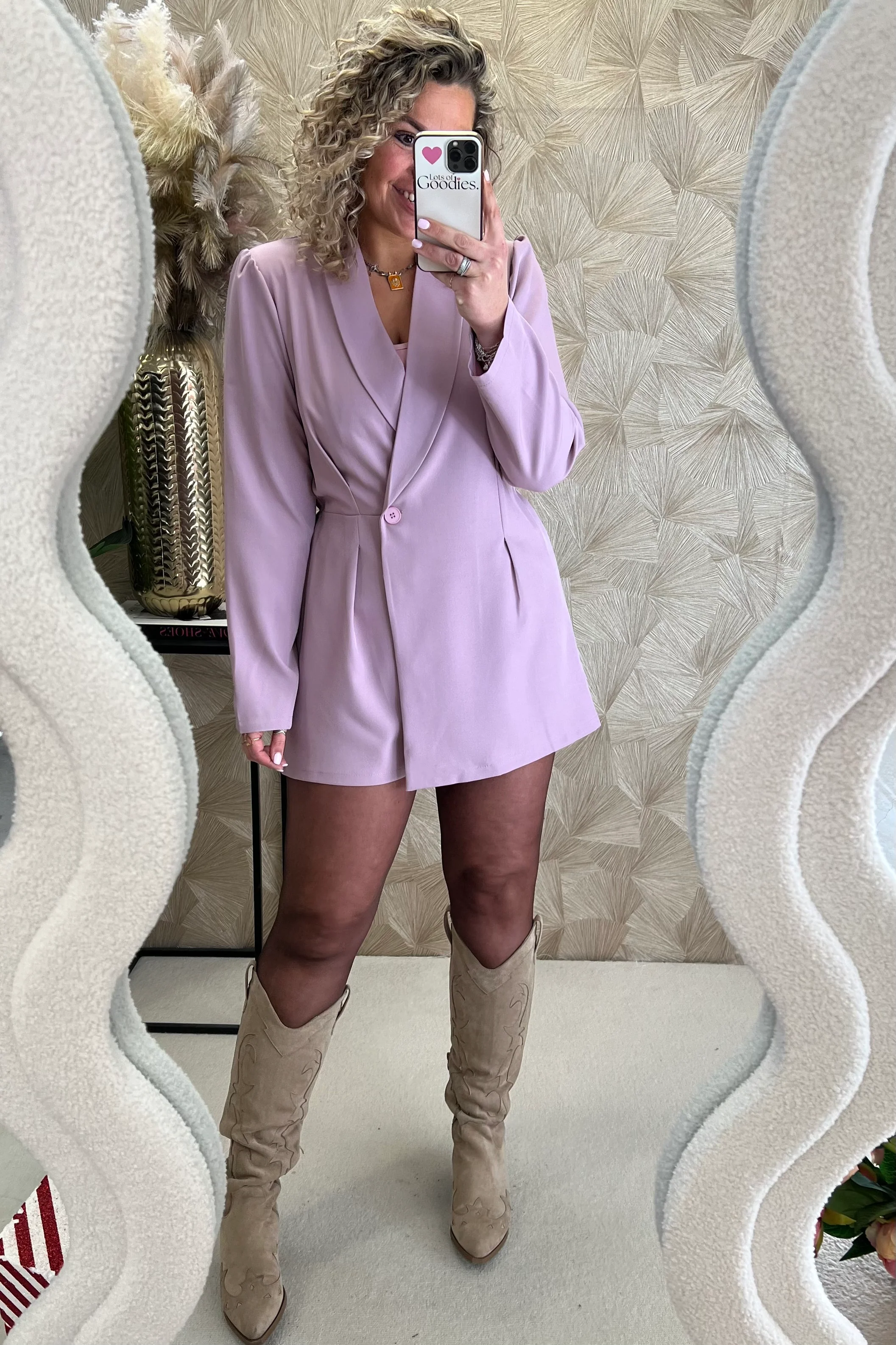 Perfect Chelsea Playsuit - Mauve - Image 5