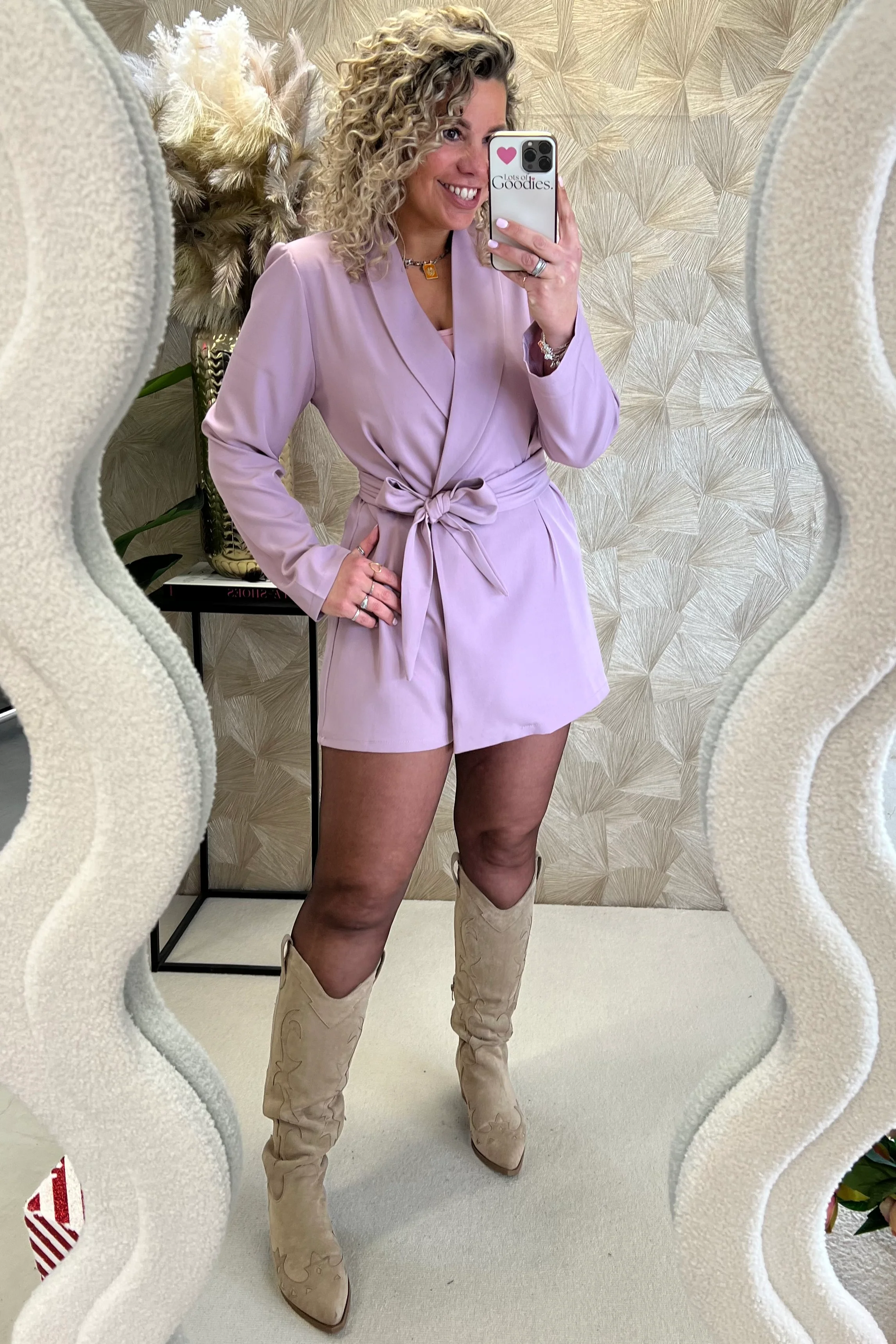 Perfect Chelsea Playsuit - Mauve - Image 8