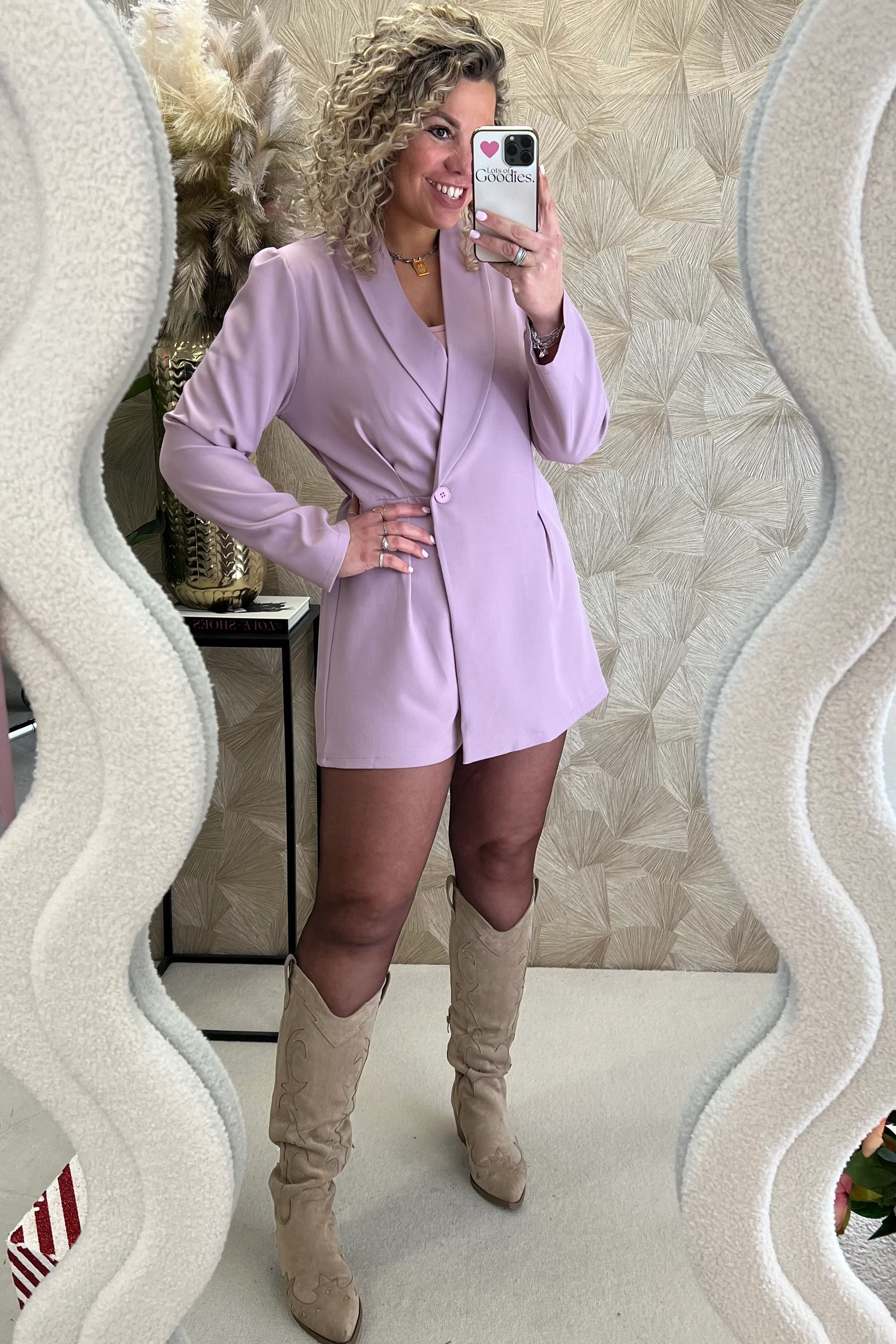 Perfect Chelsea Playsuit - Mauve - Image 9