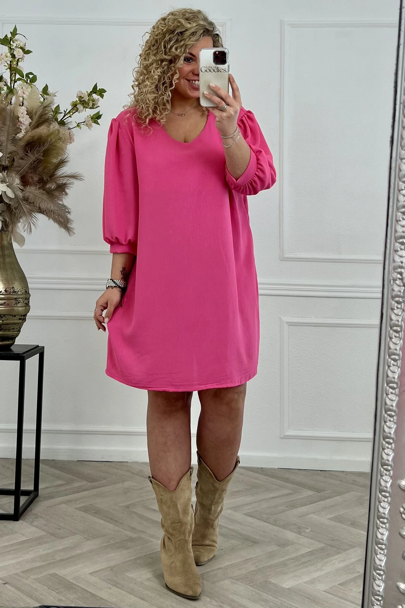 Perfect Curvy Lucca Dress - Pink - Image 2