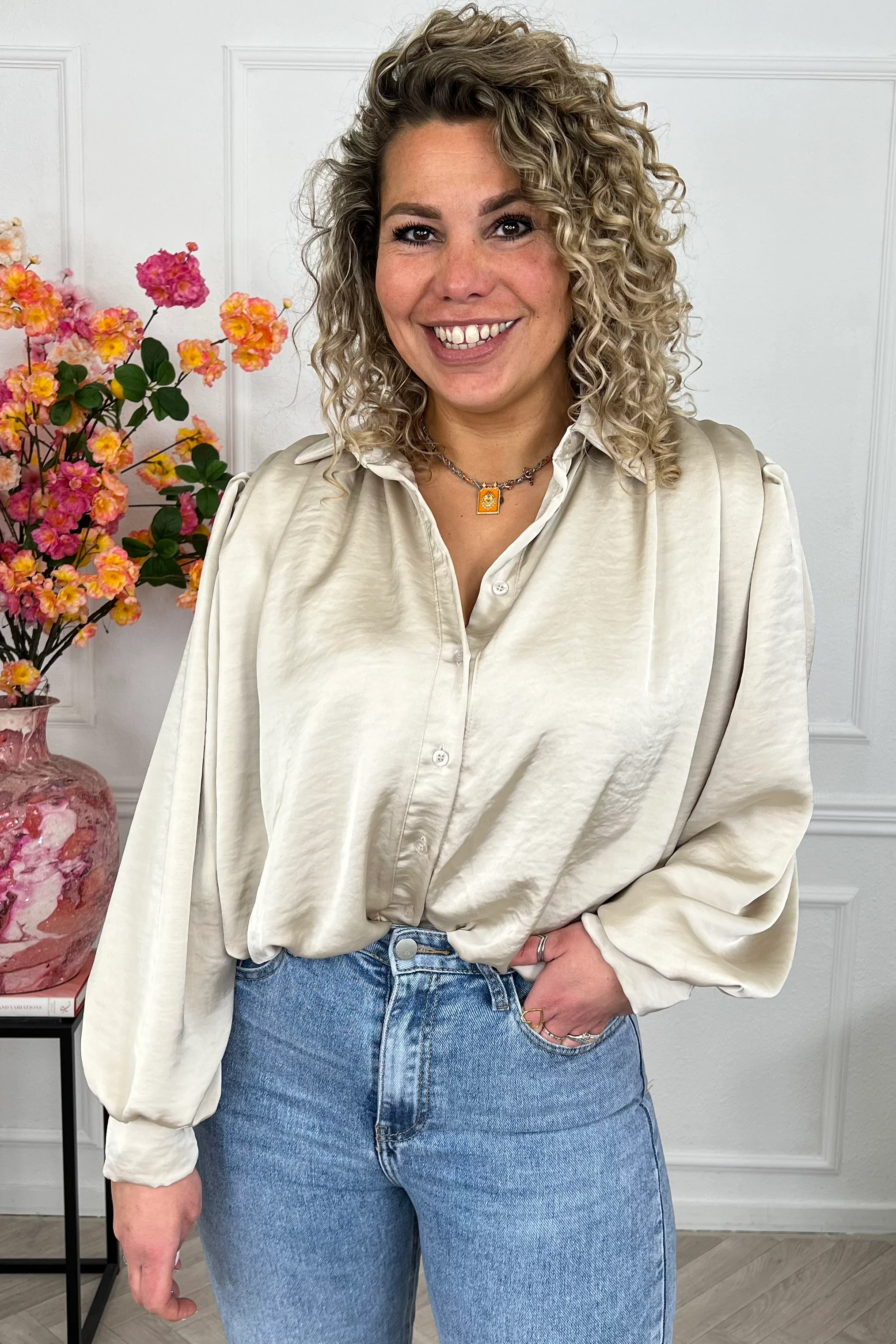 Perfect Havana Blouse - Beige