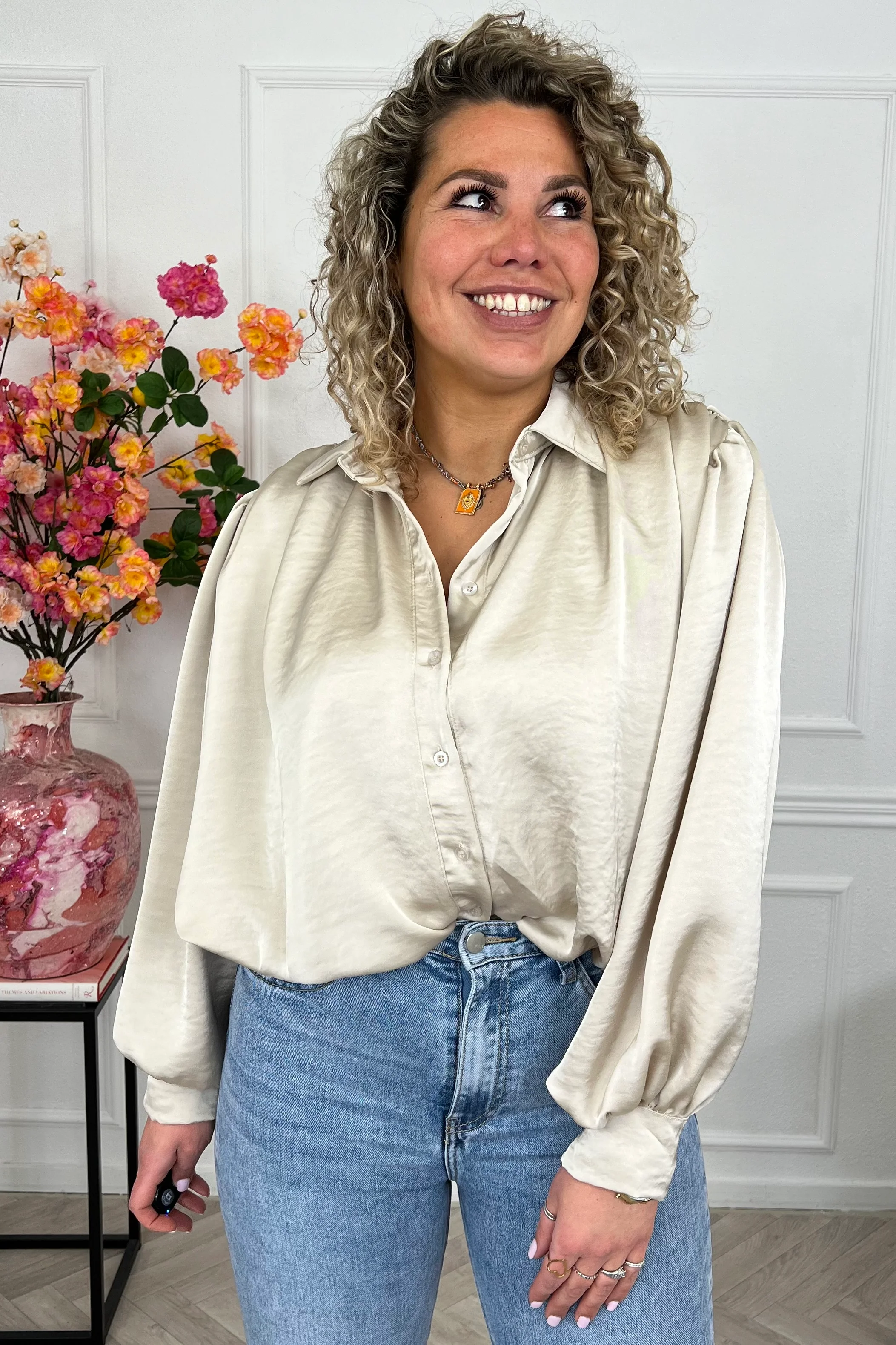 Perfect Havana Blouse - Beige - Image 2