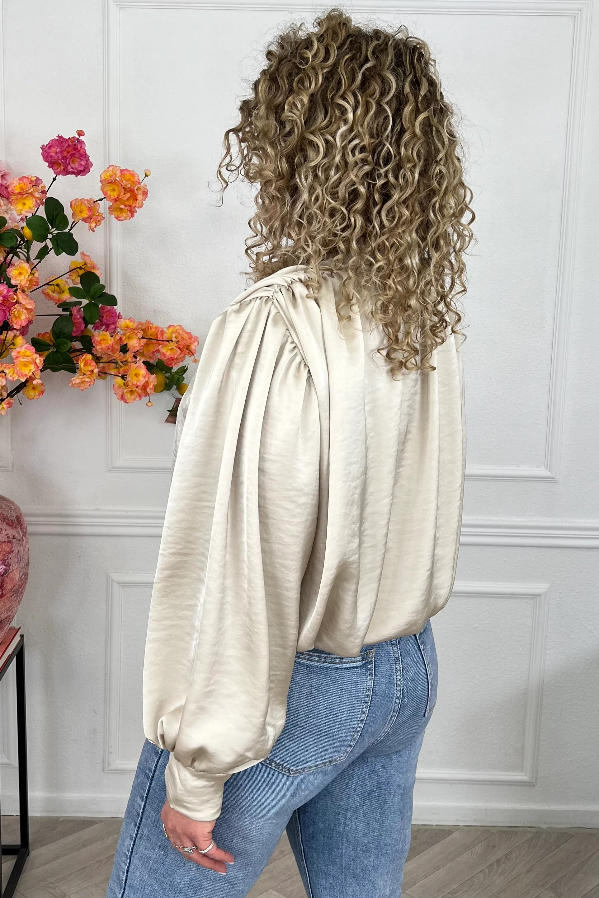 Perfect Havana Blouse - Beige - Image 3