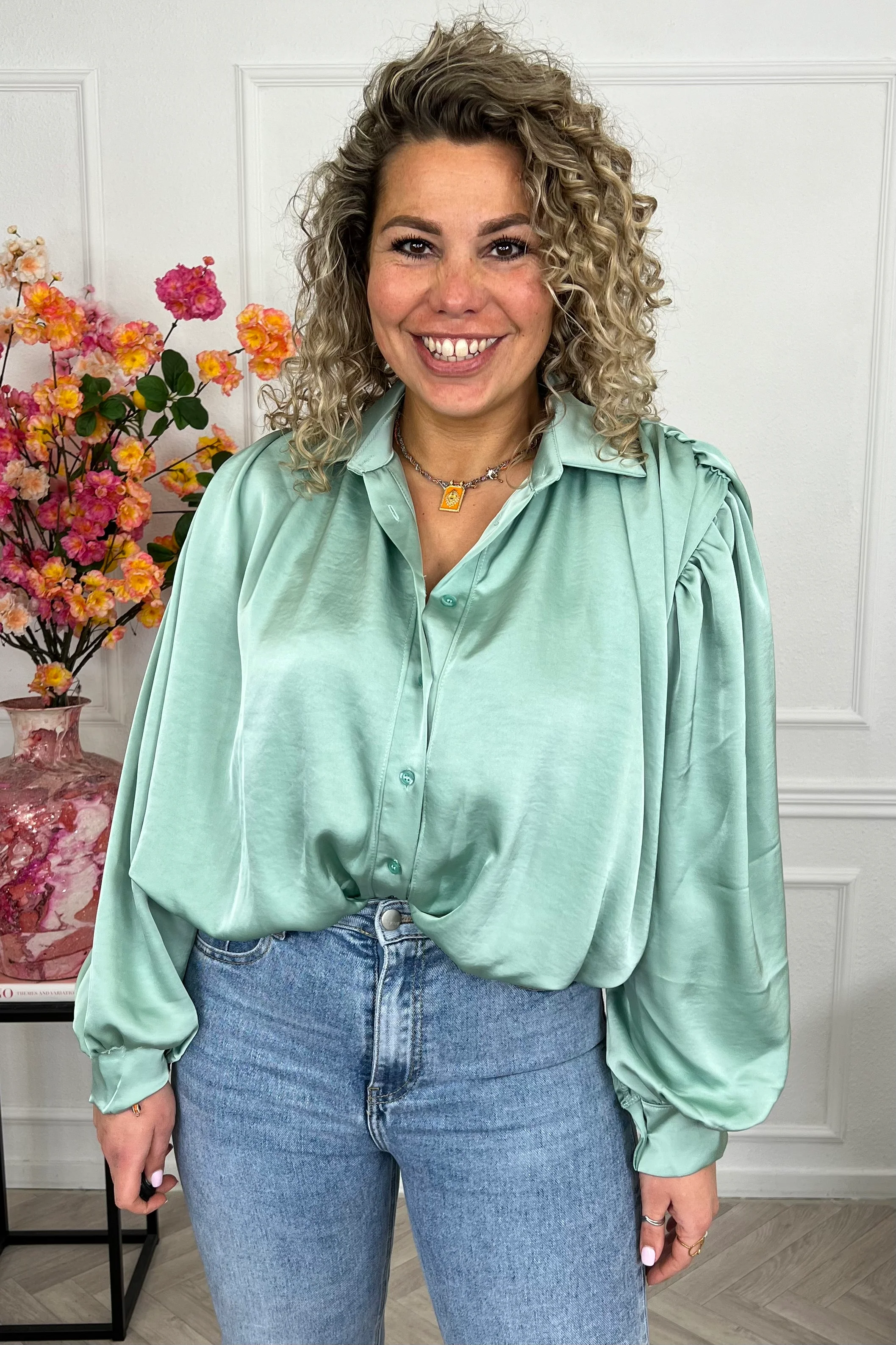 Perfect Havana Blouse - Green - Image 2