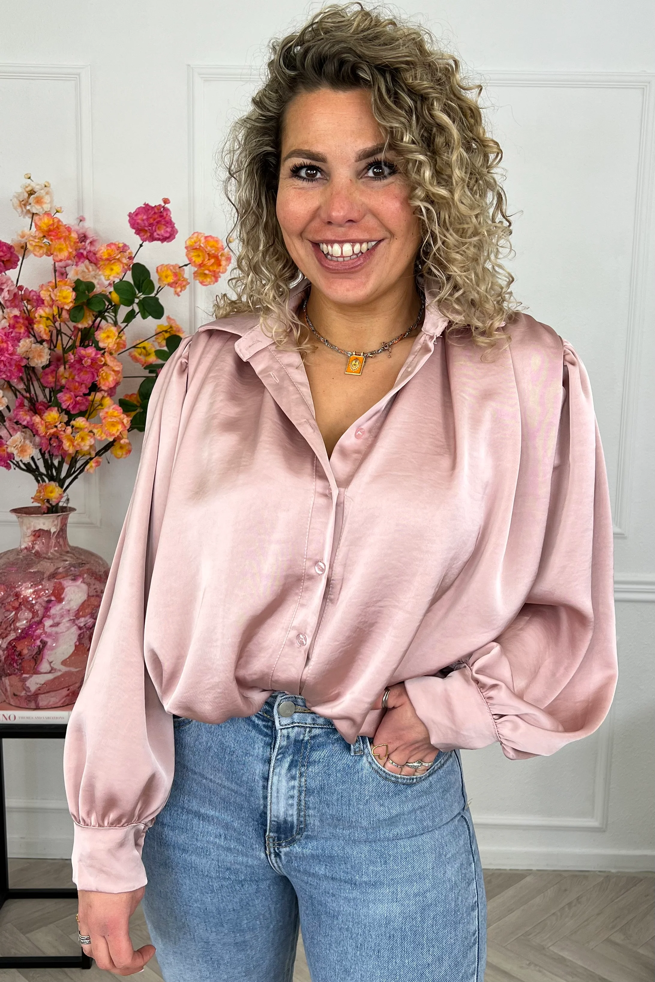 Perfect Havana Blouse - Old Pink - Image 2