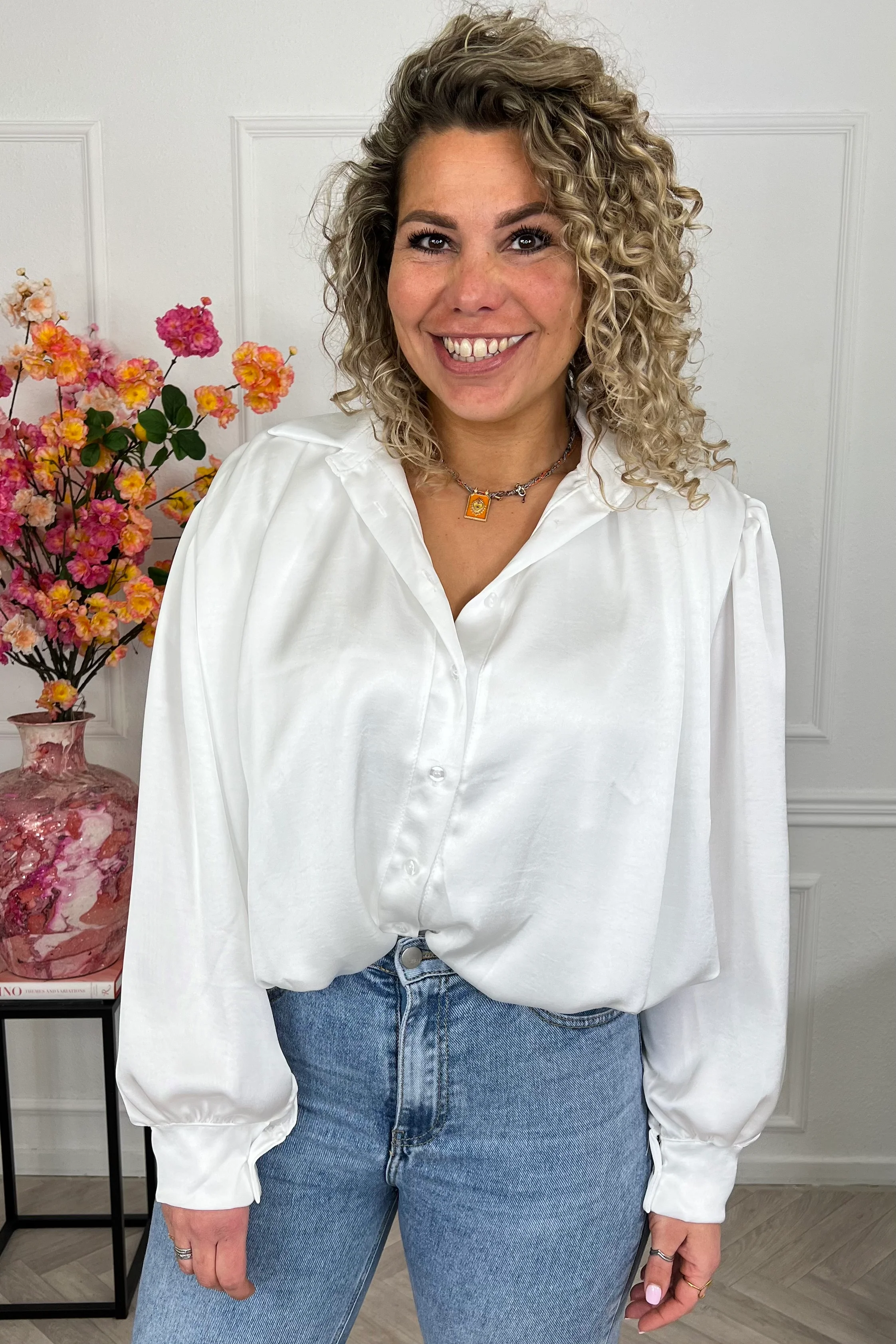 Perfect Havana Blouse - White - Image 4