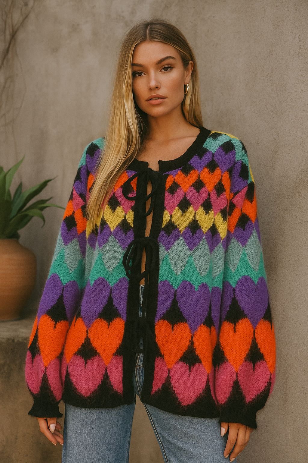 Perfect Hearts Vest - Black