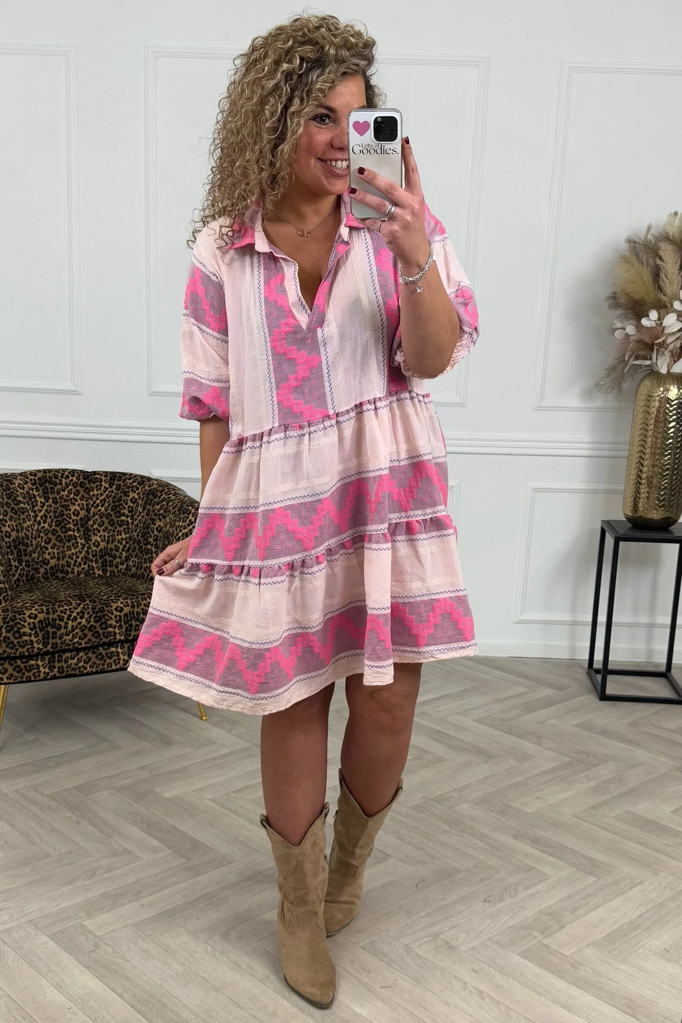 Perfect Ibiza Dress - Pink - Image 3