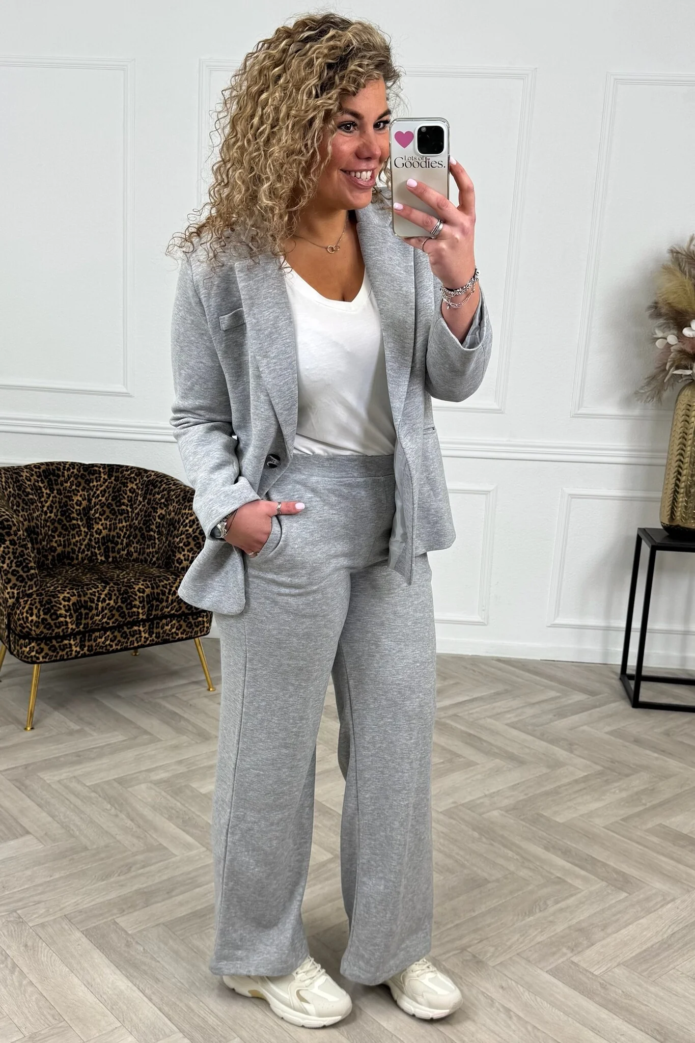Perfect Kicki Suit - Grey - Image 3