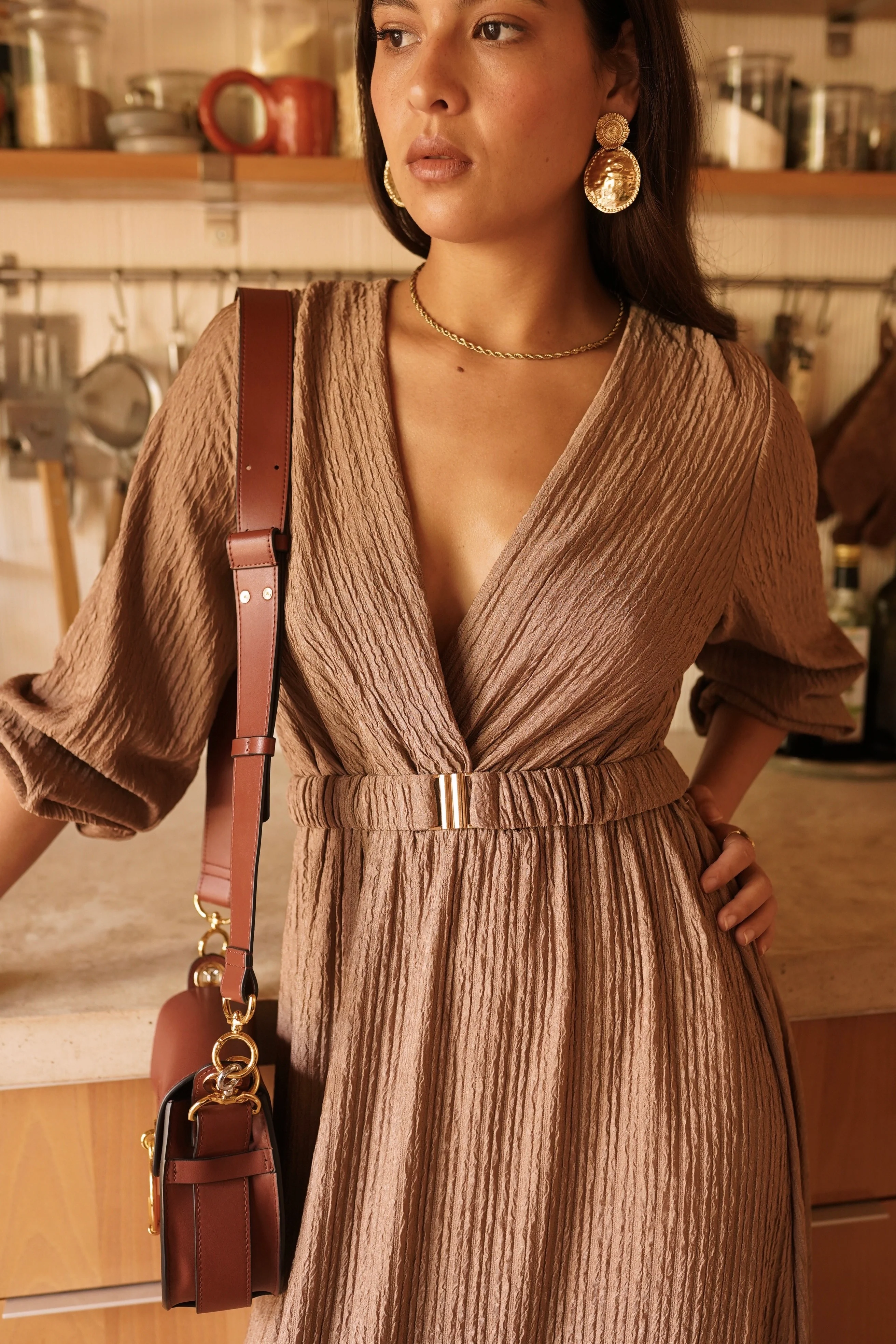 Perfect Maxi Dress - Taupe - Image 3