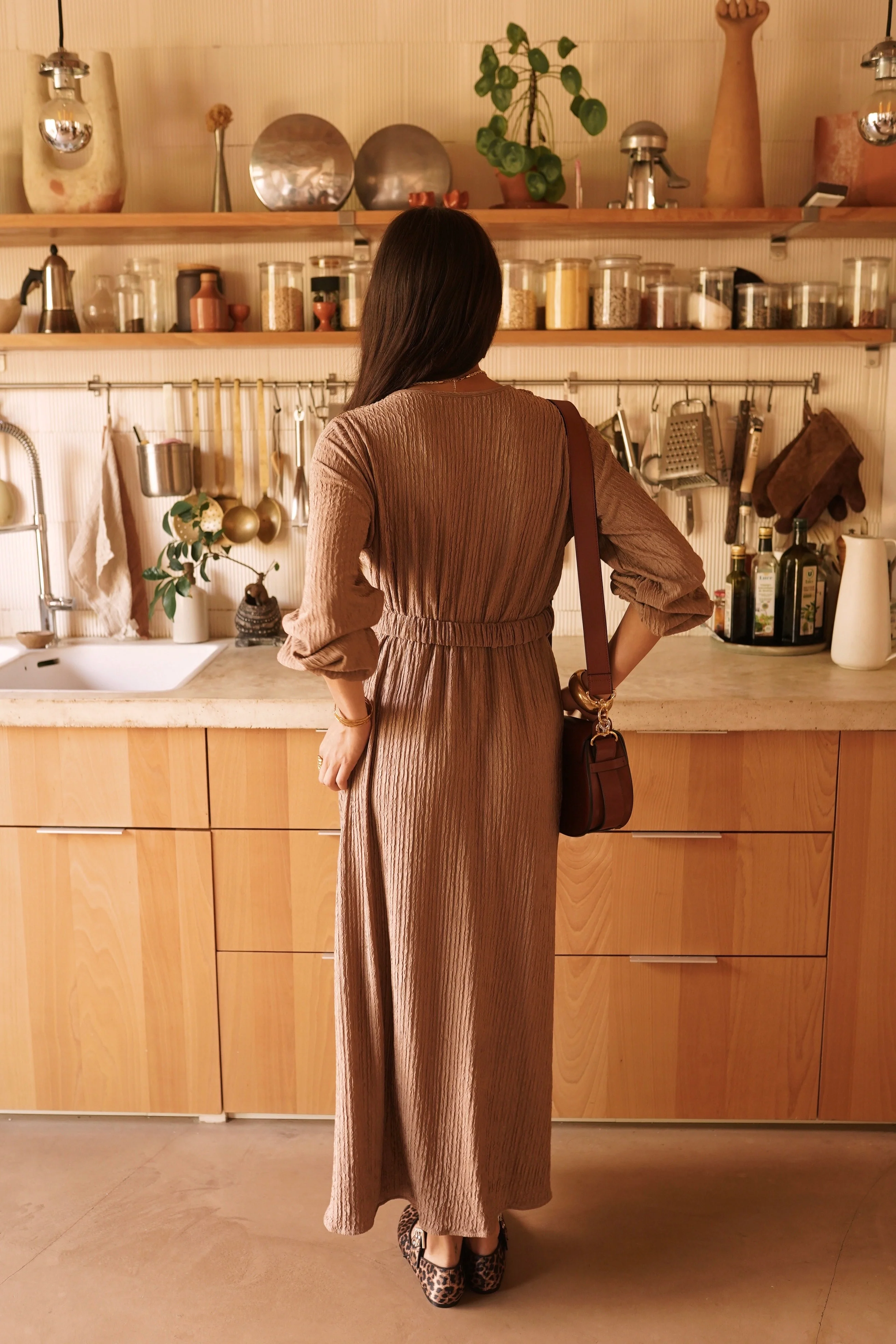 Perfect Maxi Dress - Taupe - Image 4