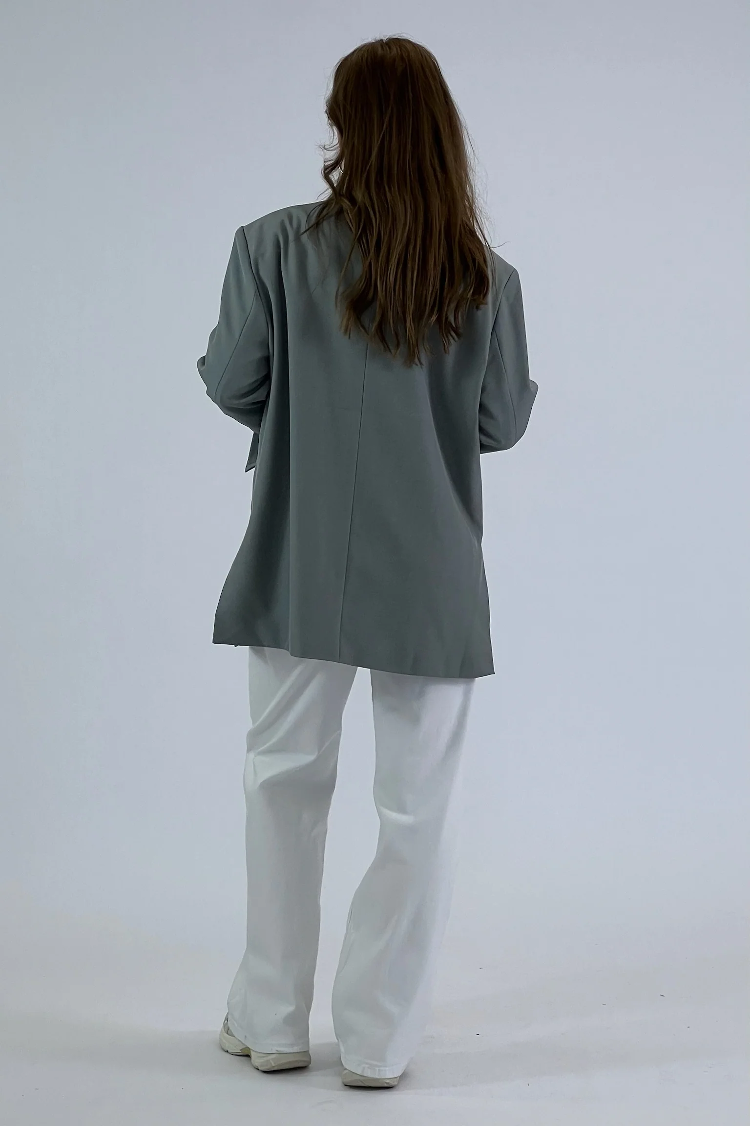 Perfect Oversized Blazer - Grey - Image 2