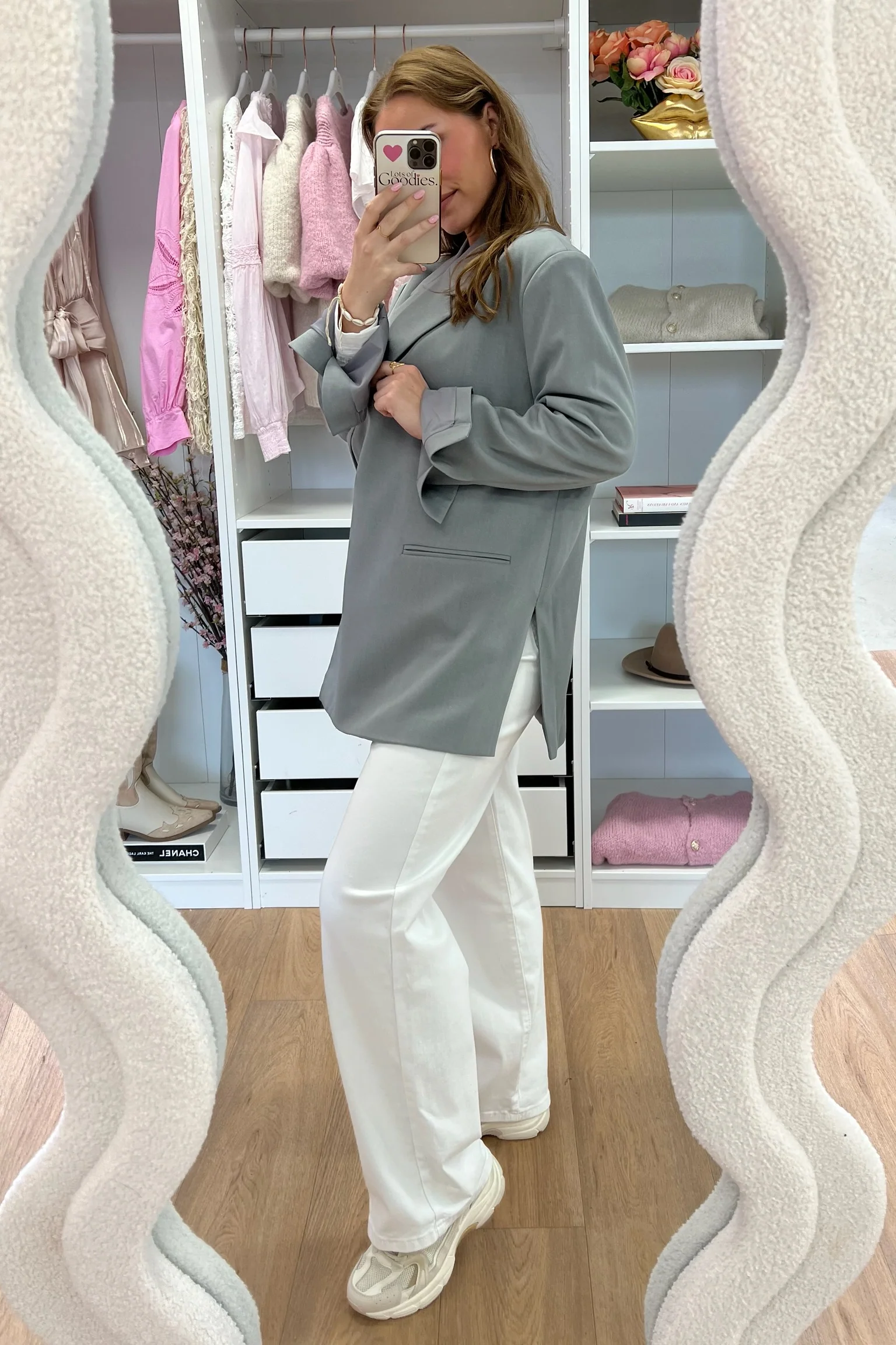 Perfect Oversized Blazer - Grey - Image 3