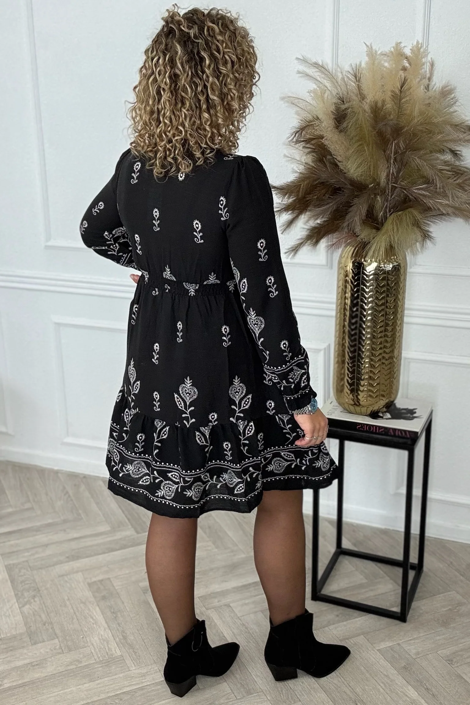 Perfect Paris Dress - Black/White - Image 2