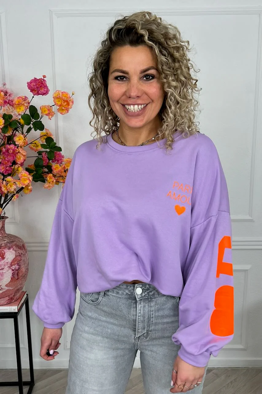 Perfect Paris Sweater - Lila
