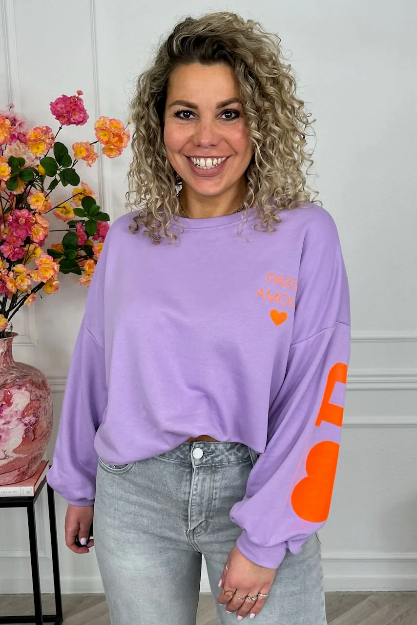 Perfect Paris Sweater - Lila - Image 3