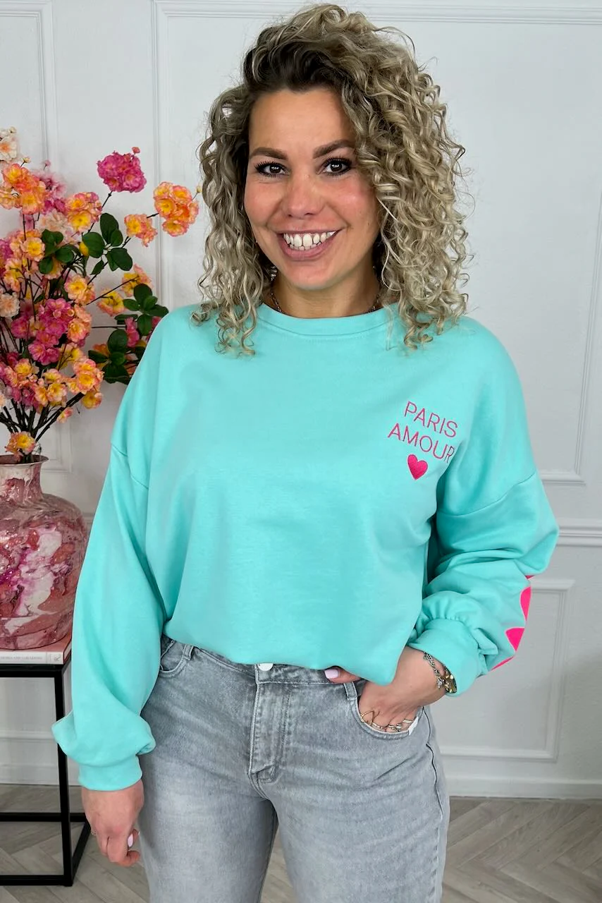 Perfect Paris Sweater - Mint - Image 2