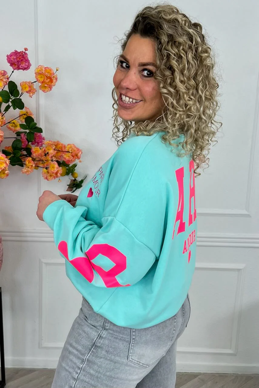 Perfect Paris Sweater - Mint - Image 3